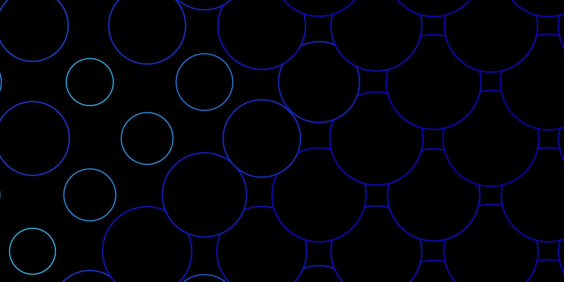 Dark BLUE vector layout with circle shapes.