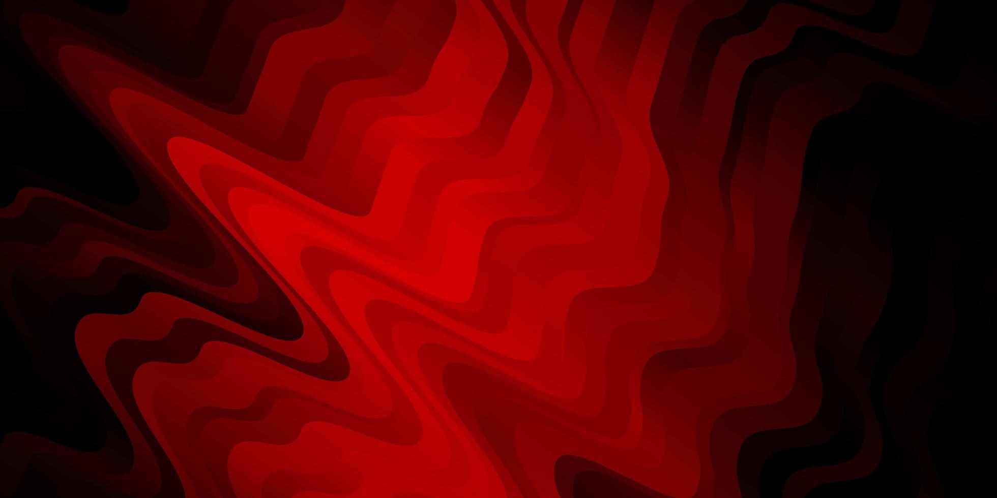 Dark Red vector template with curves.