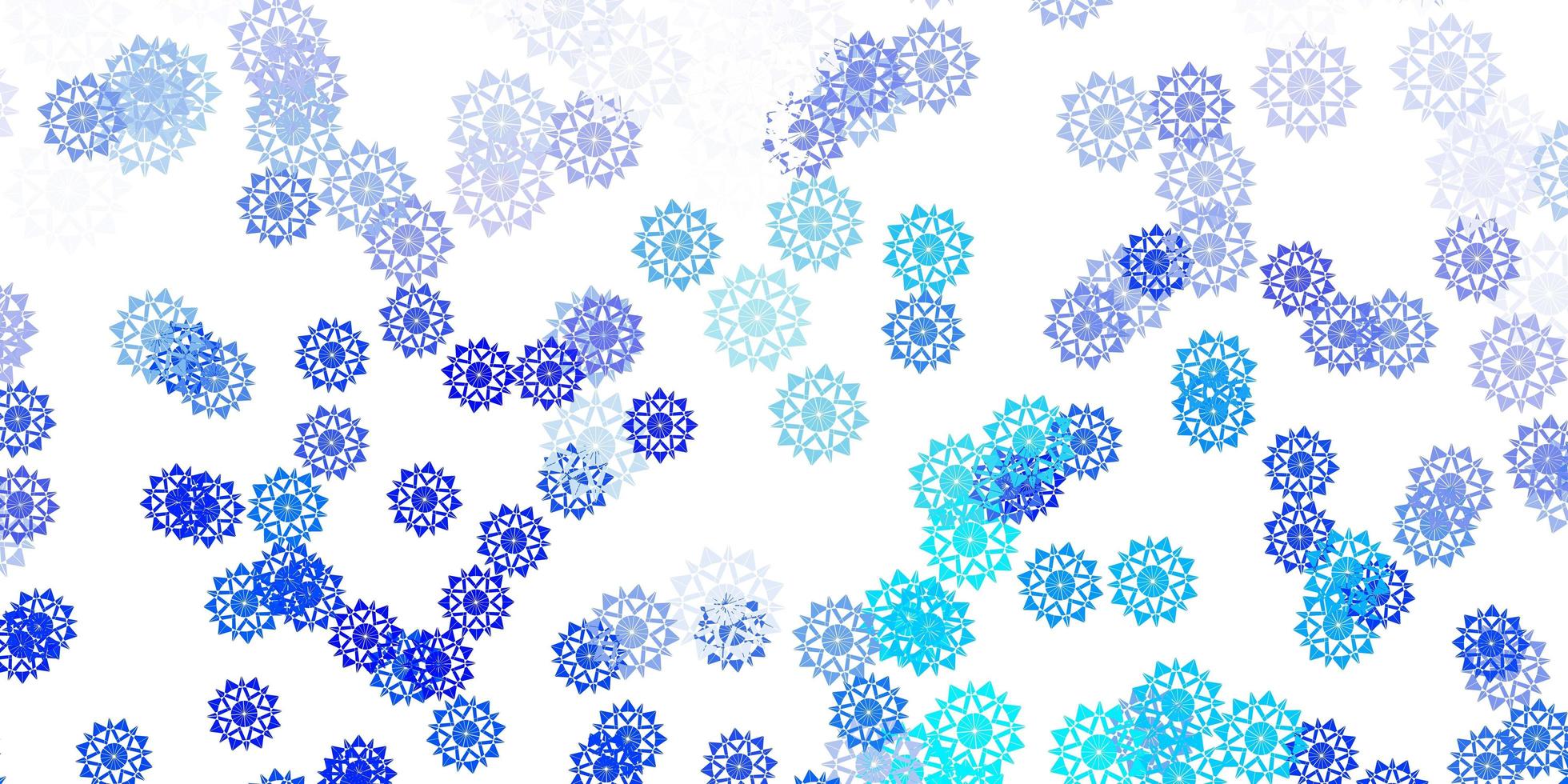 Light blue vector background with christmas snowflakes.