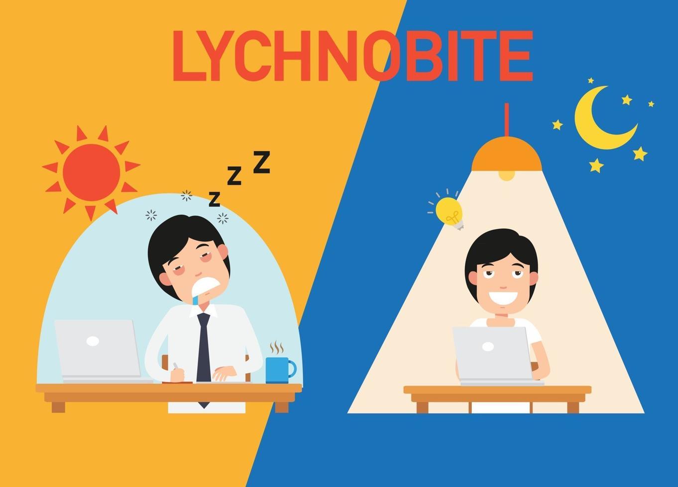 Ilustración de vector de lychnobite