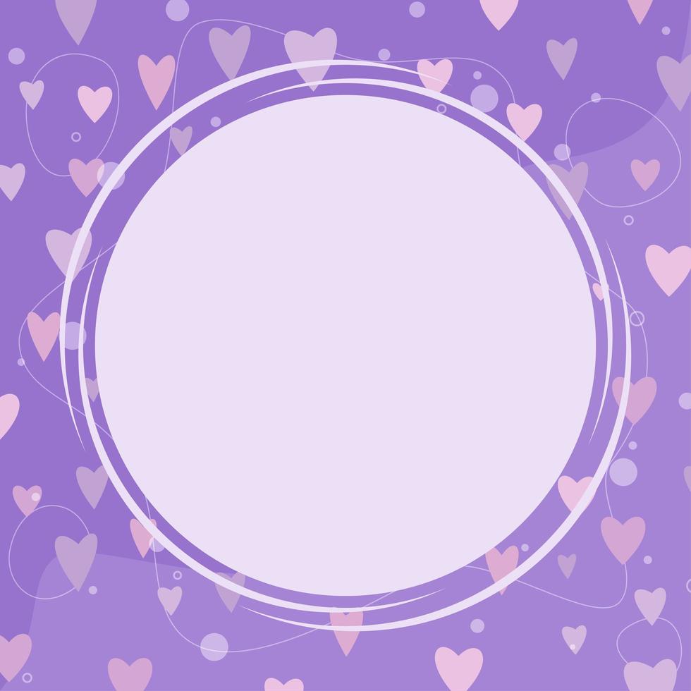 Cute Purple Heart Background 2894906 Vector Art at Vecteezy