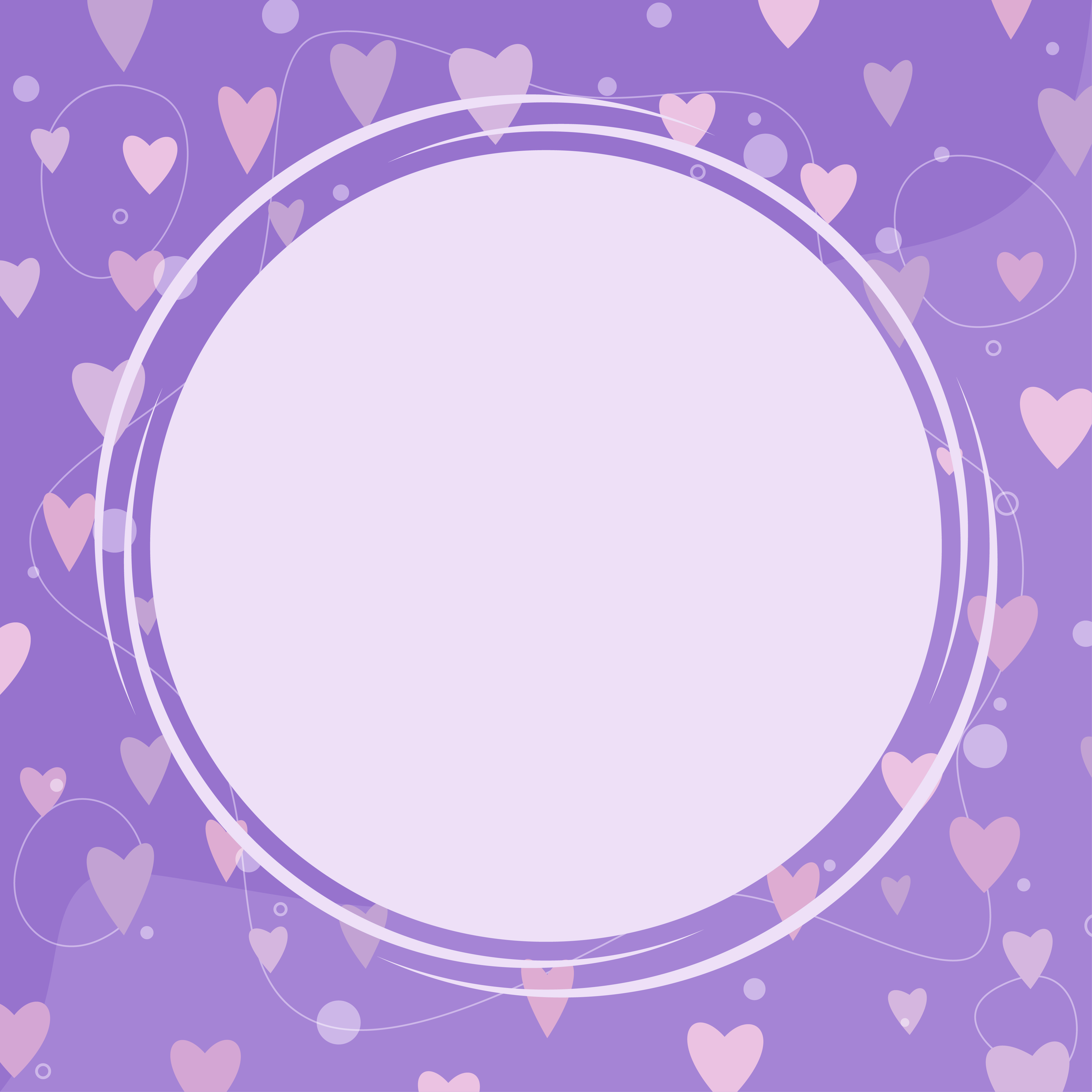 violet heart background