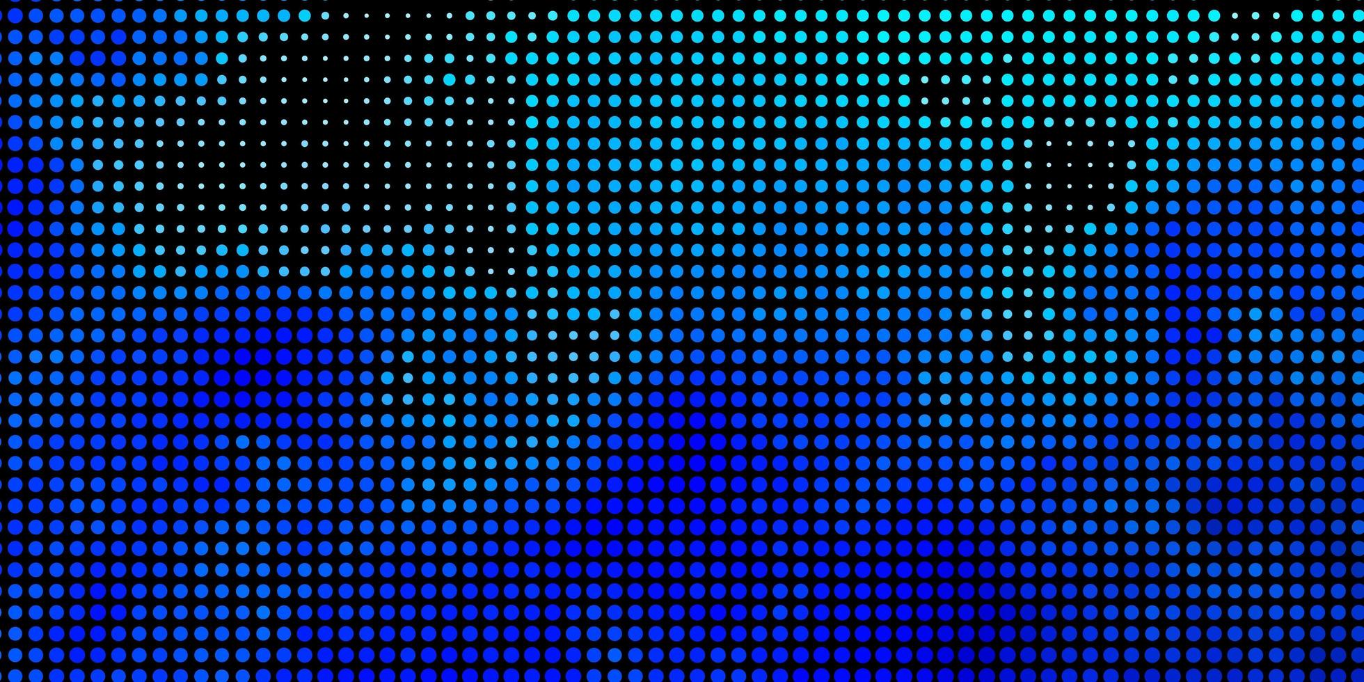 plantilla de vector azul claro con círculos.