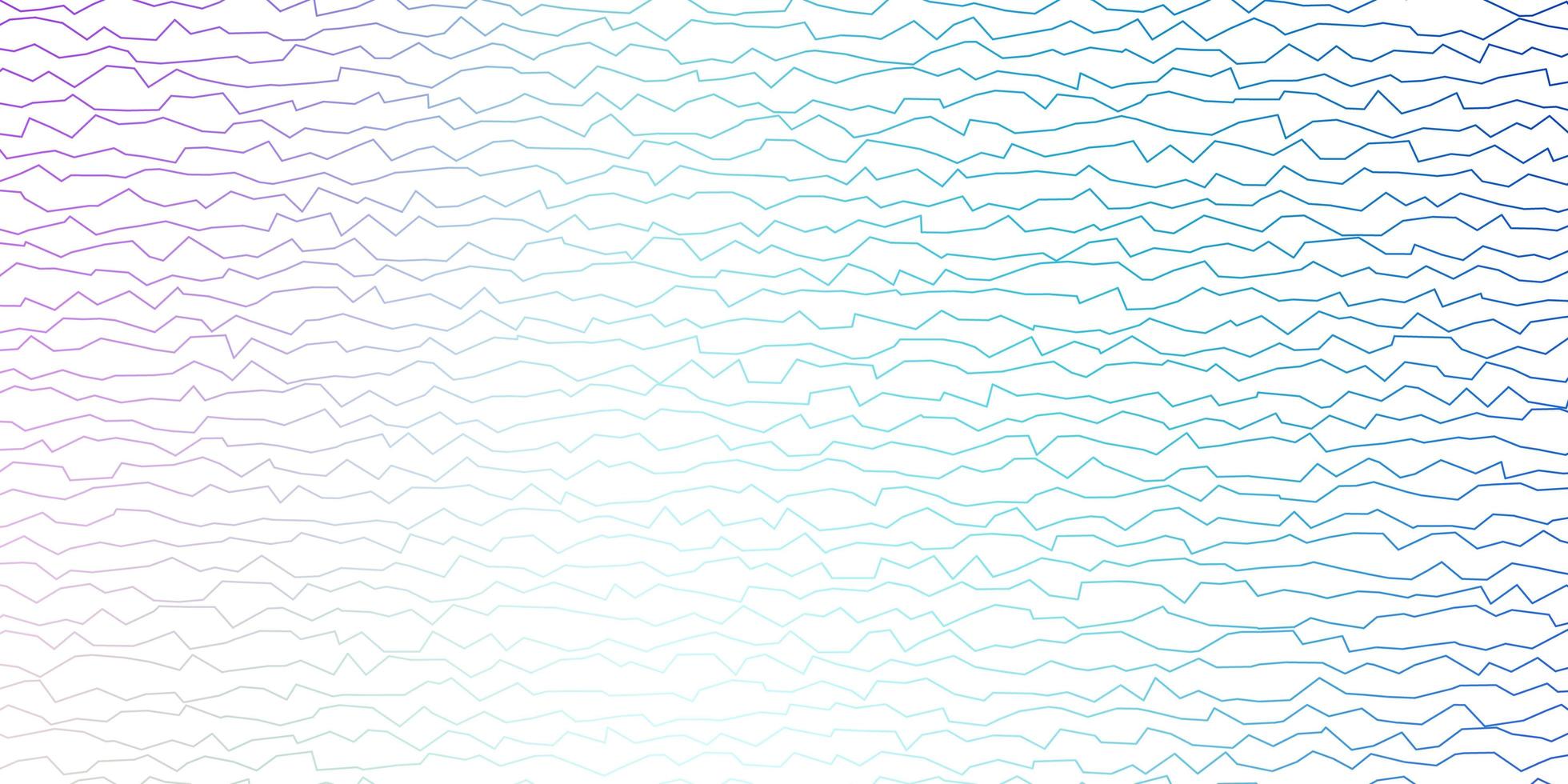 Dark Pink, Blue vector background with bent lines.