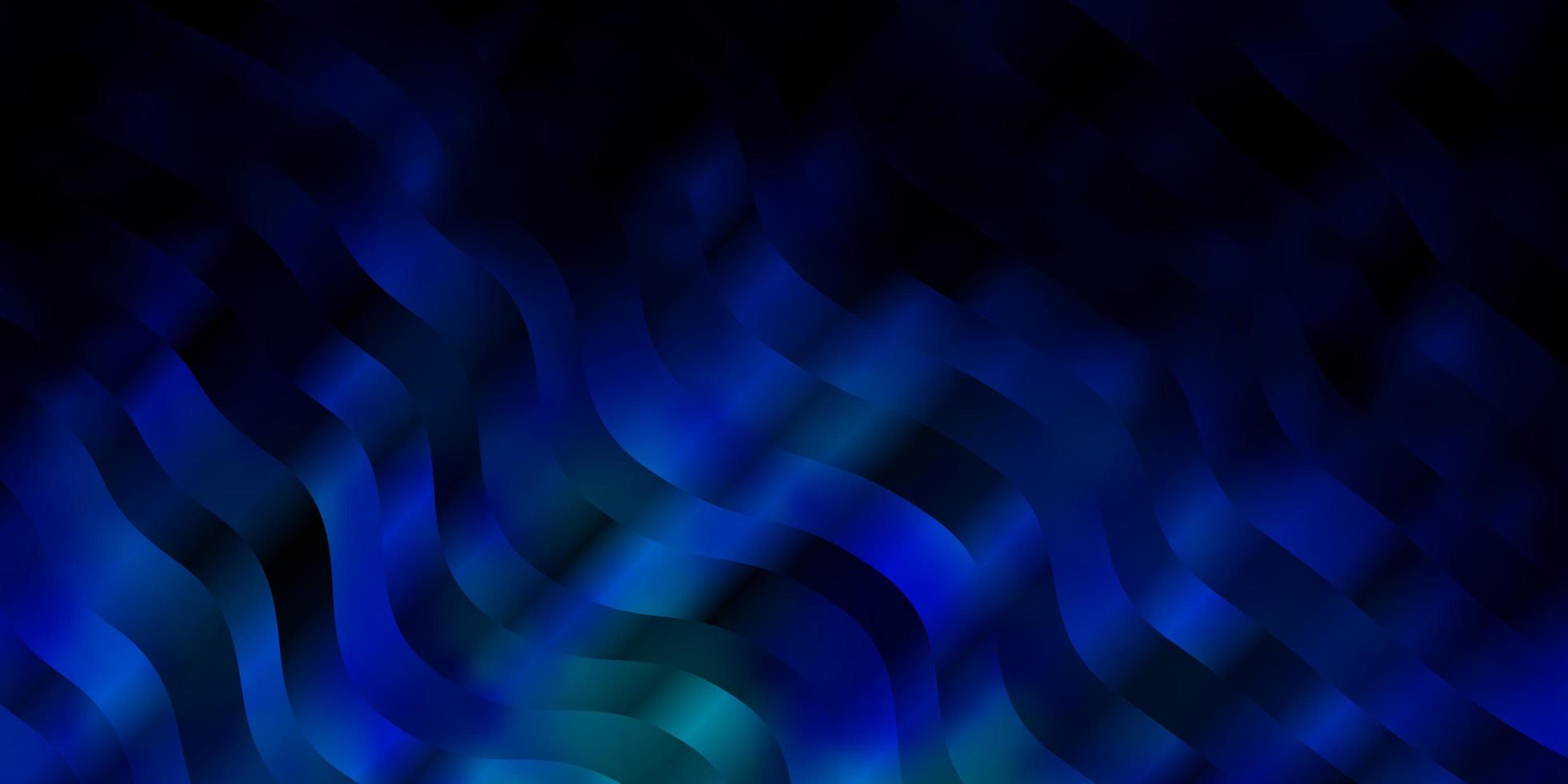 Dark BLUE vector template with curves.