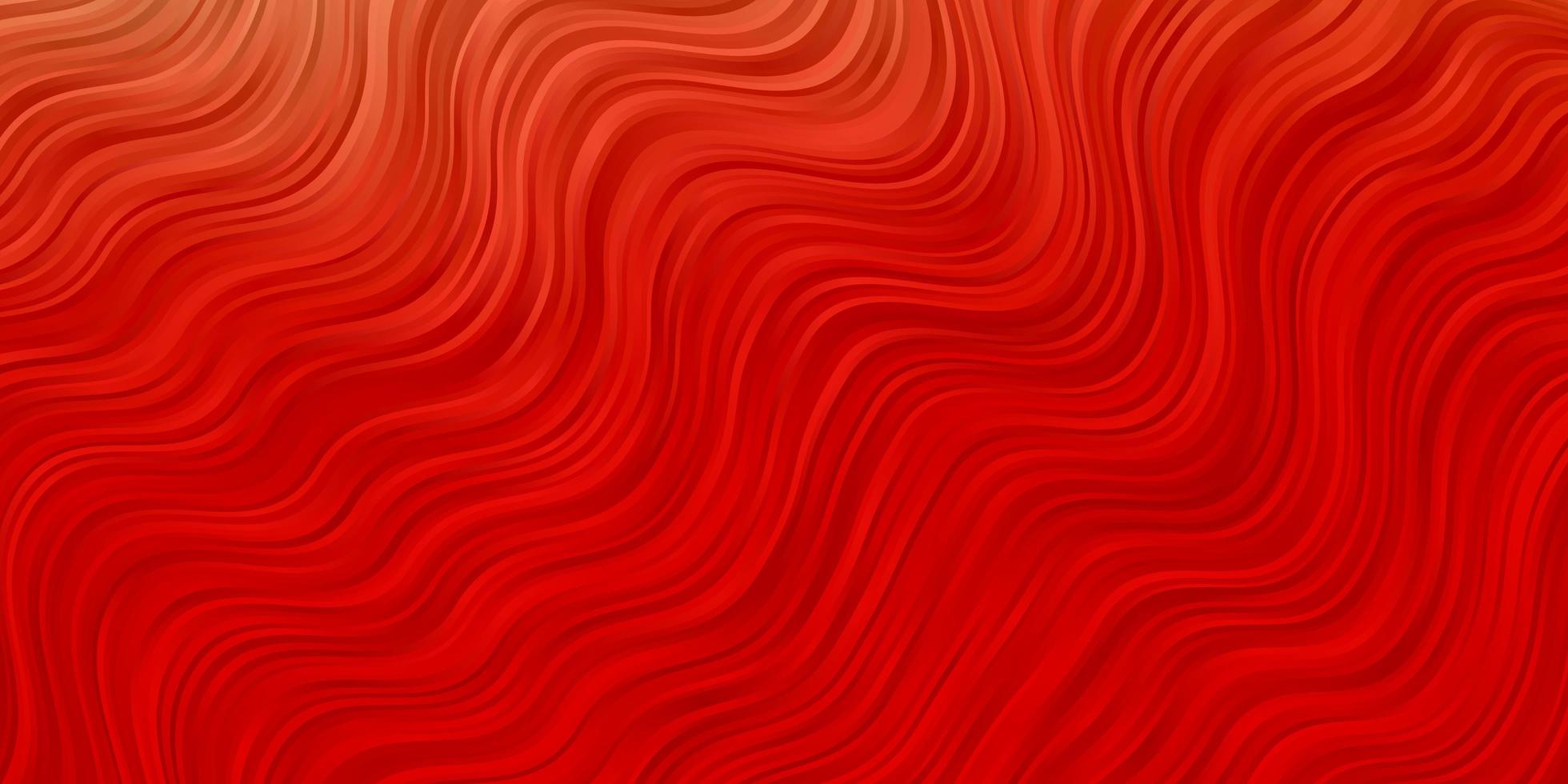 Light Red vector texture with curves.