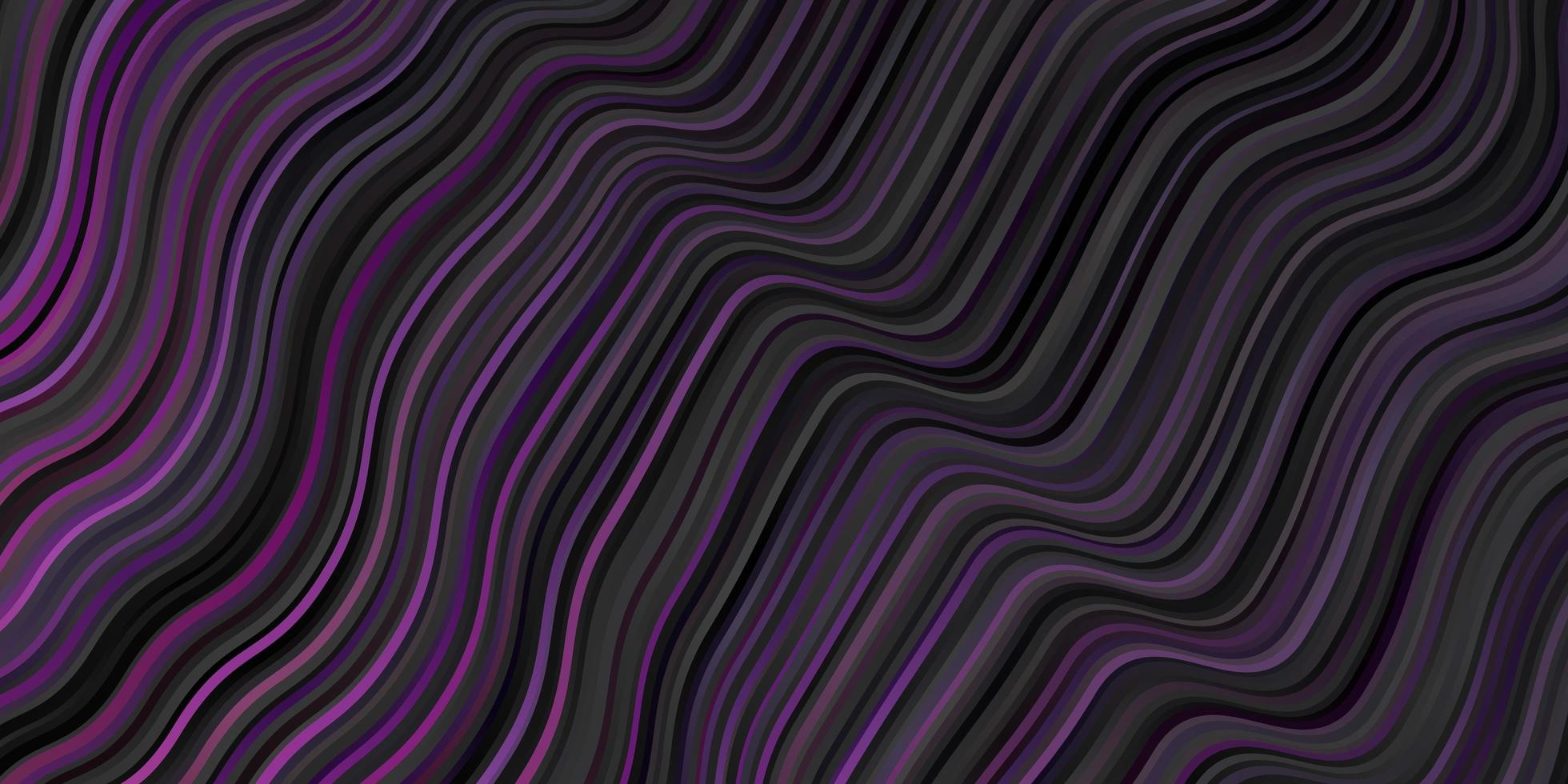textura de vector púrpura oscuro, rosa con curvas.