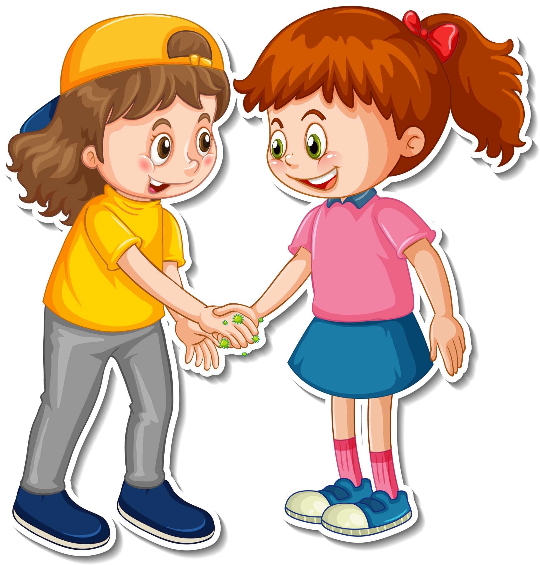 Hand By Hand Clipart Kids