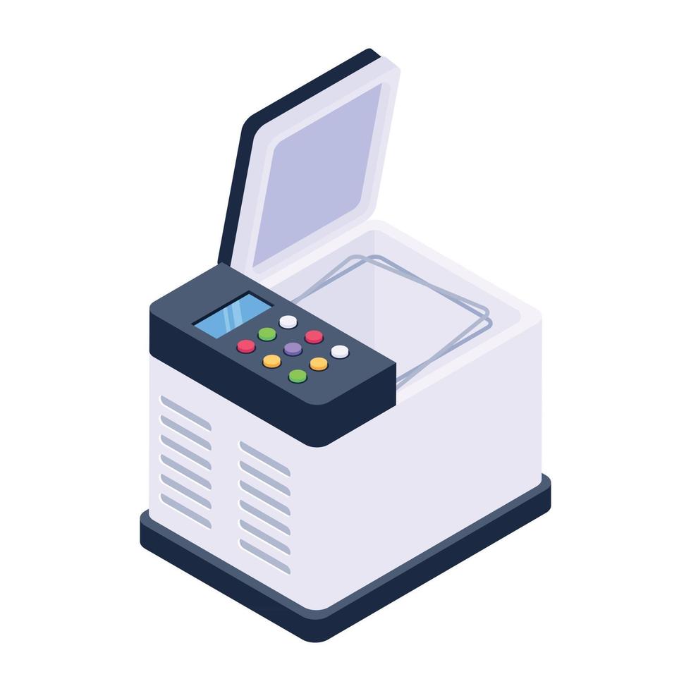 Bread Maker Machine vector