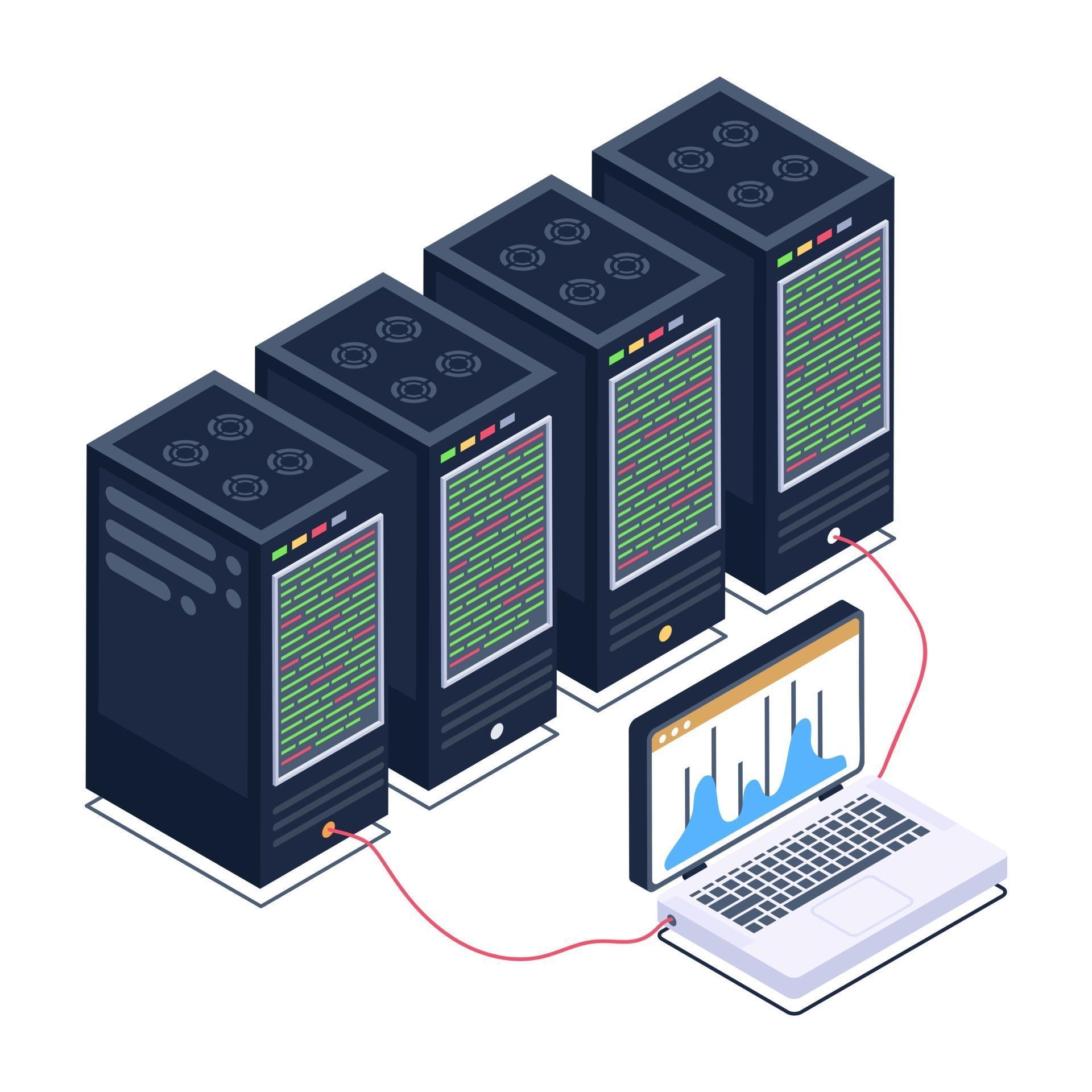 Database Display System 2896508 Vector Art at Vecteezy