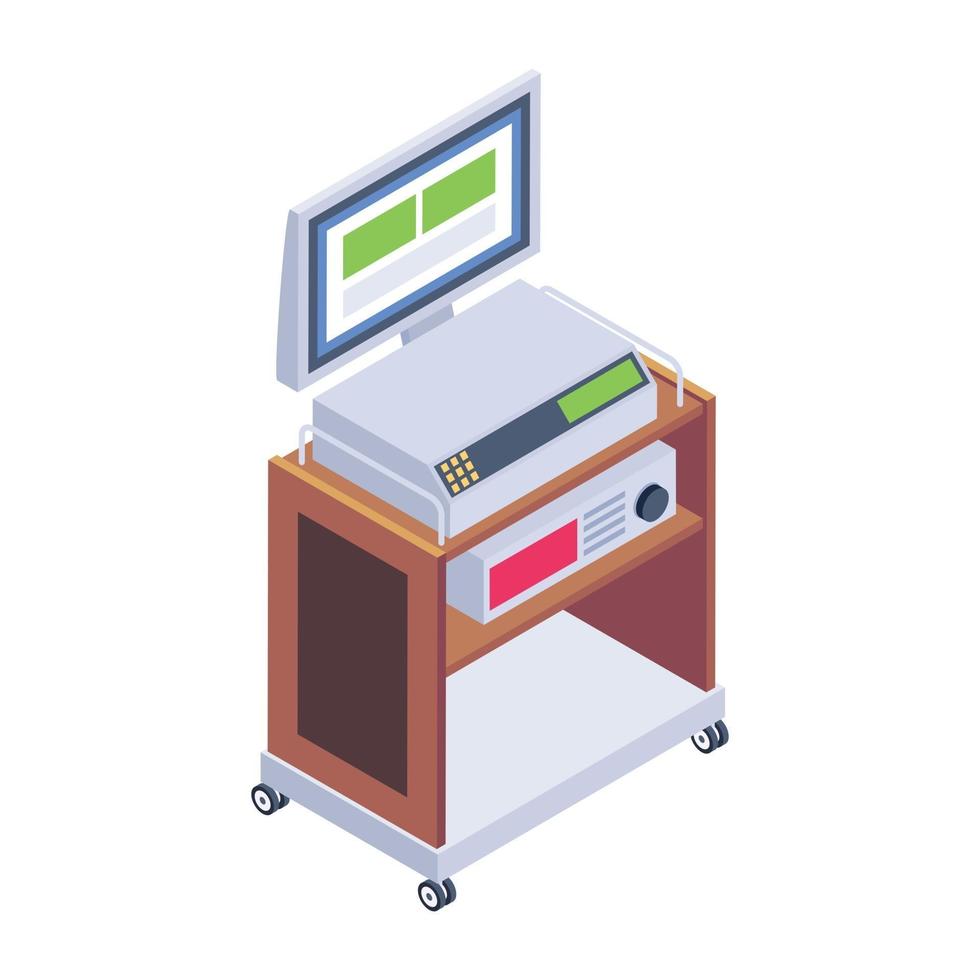 Medical Monitoring Machine vector