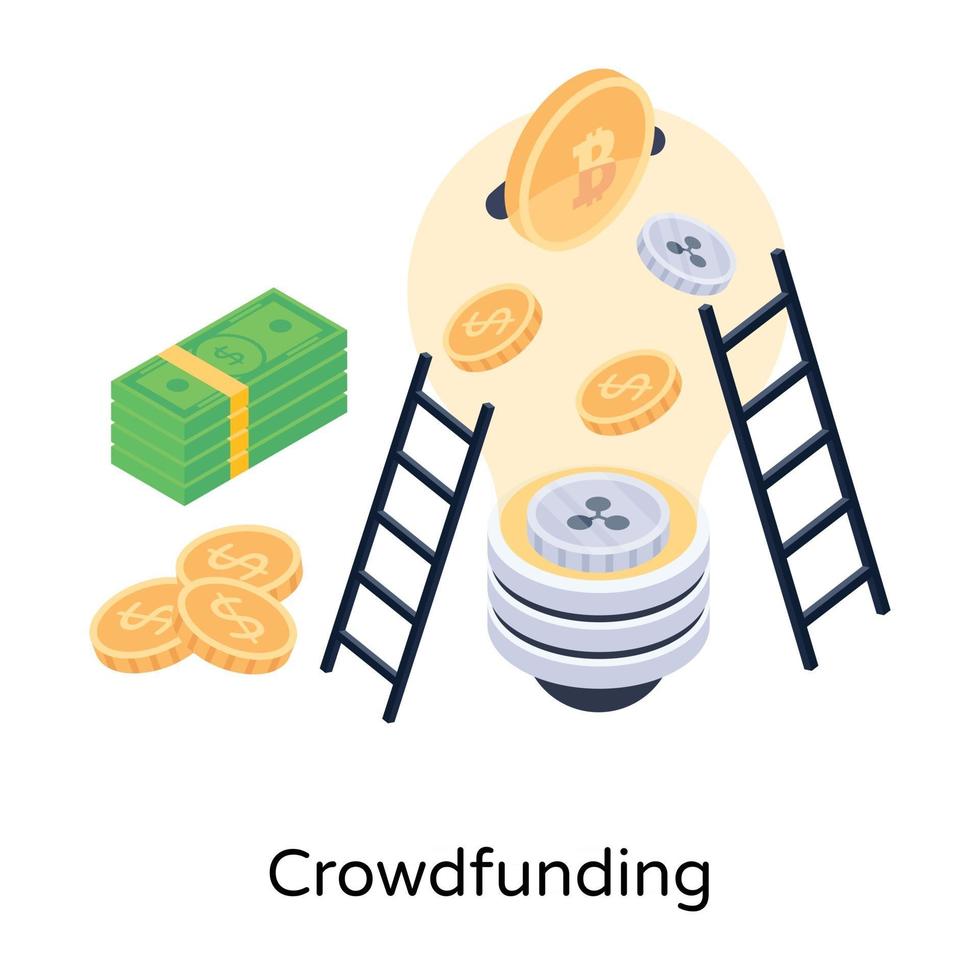 joint  Crowd Funding vector