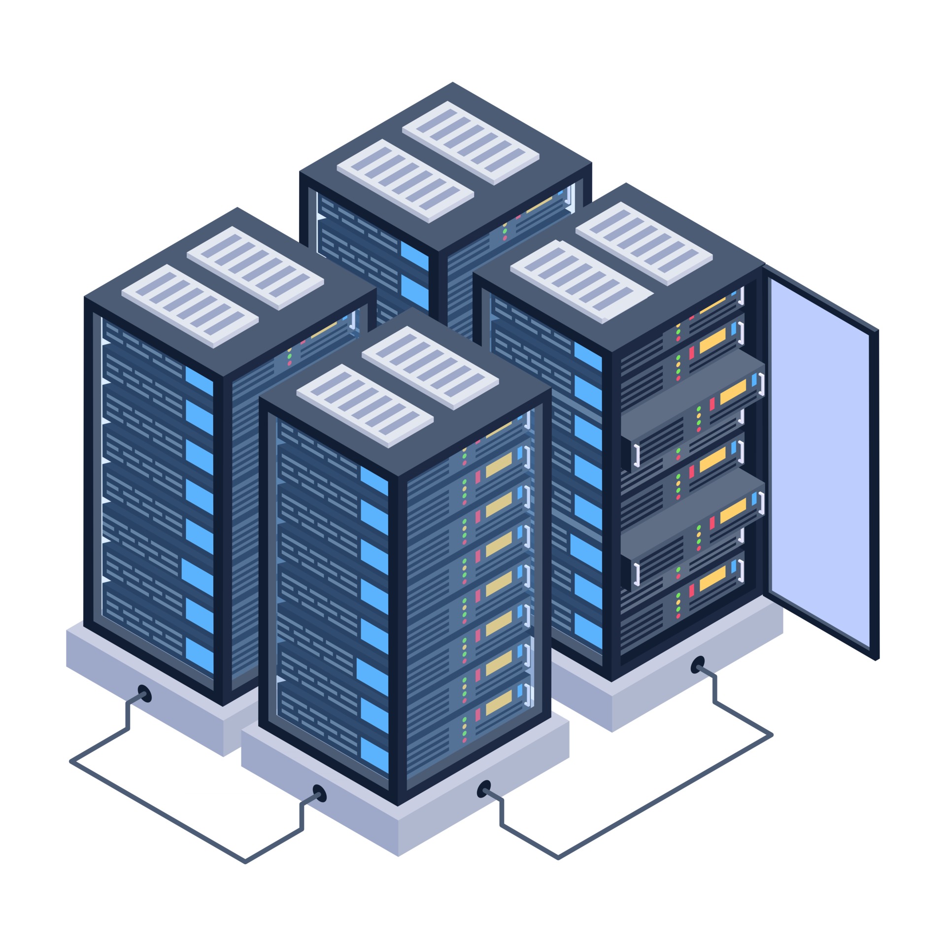 Network coding. Datacenter. Datacenter Wallpaper.