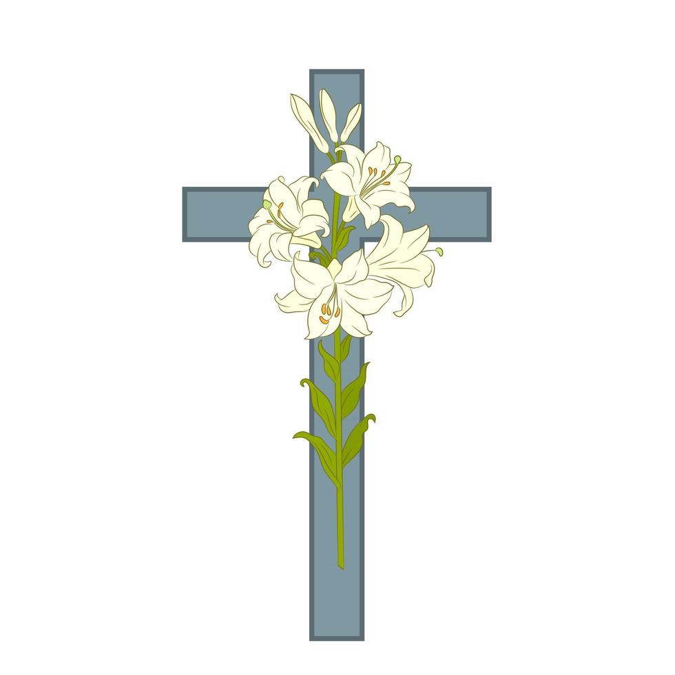 Good Friday cross concept vector