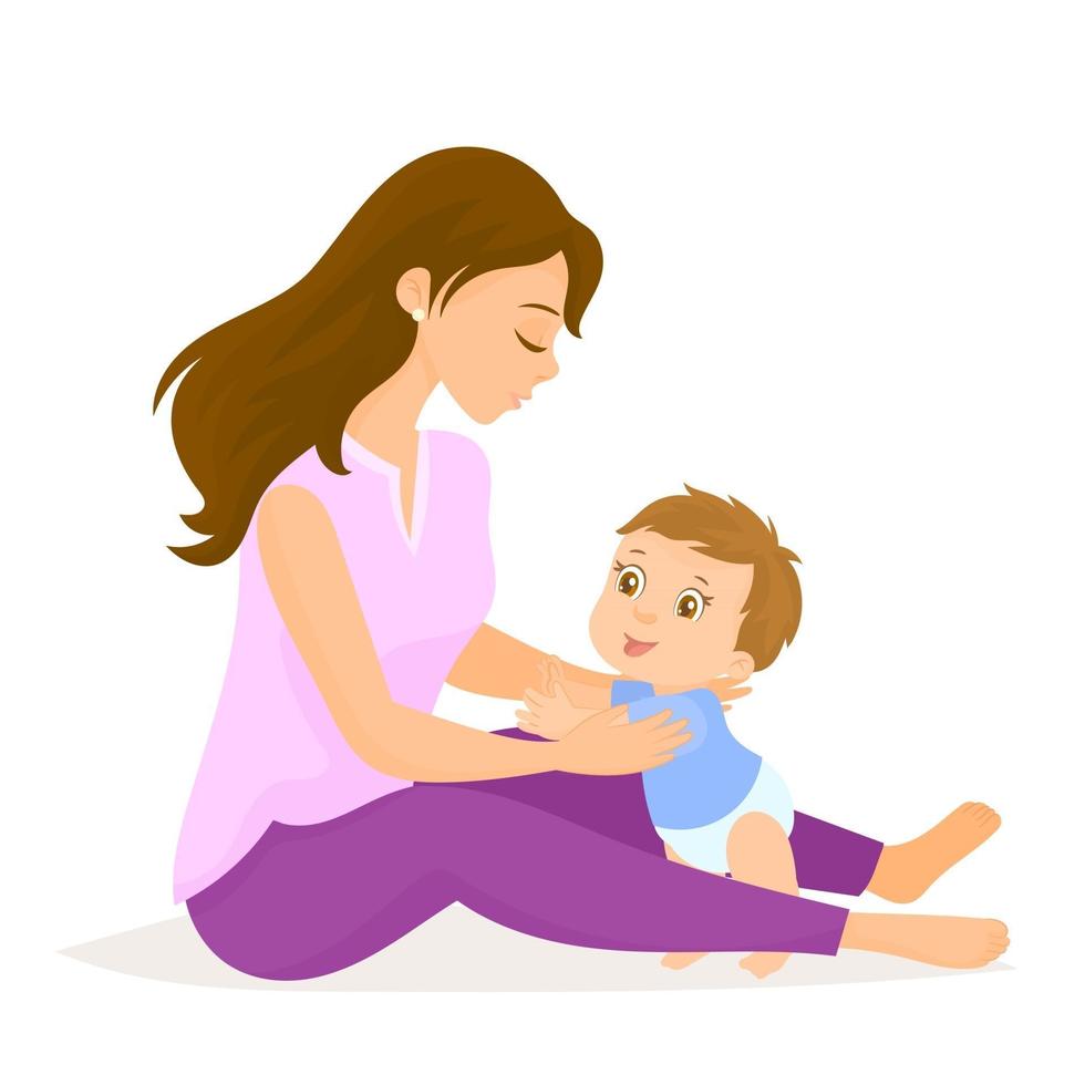 The concept of family, motherhood, pregnancy vector