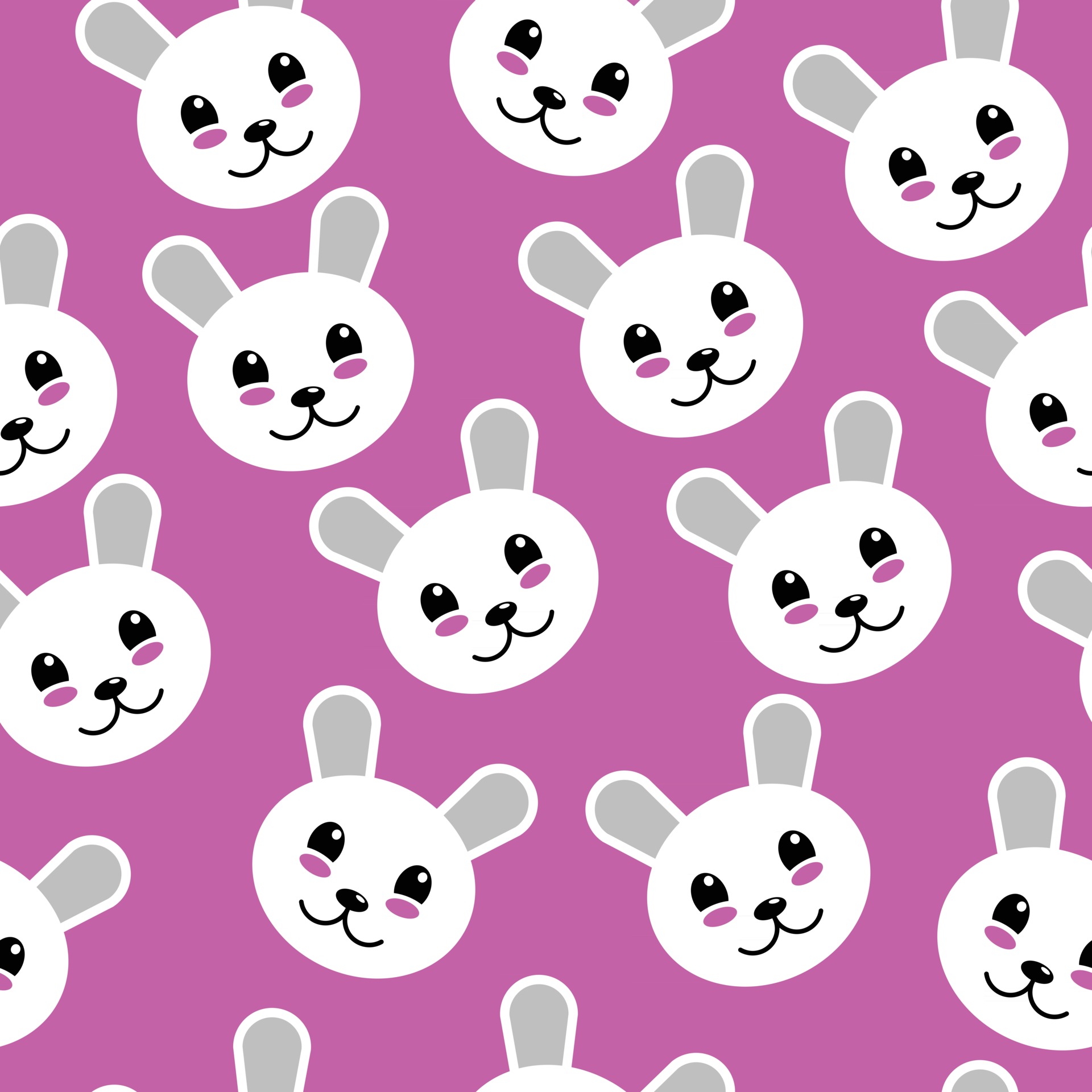 Download Cute Happy Teddy Bear Face Seamless Background Pattern 2897818 Vector Art At Vecteezy