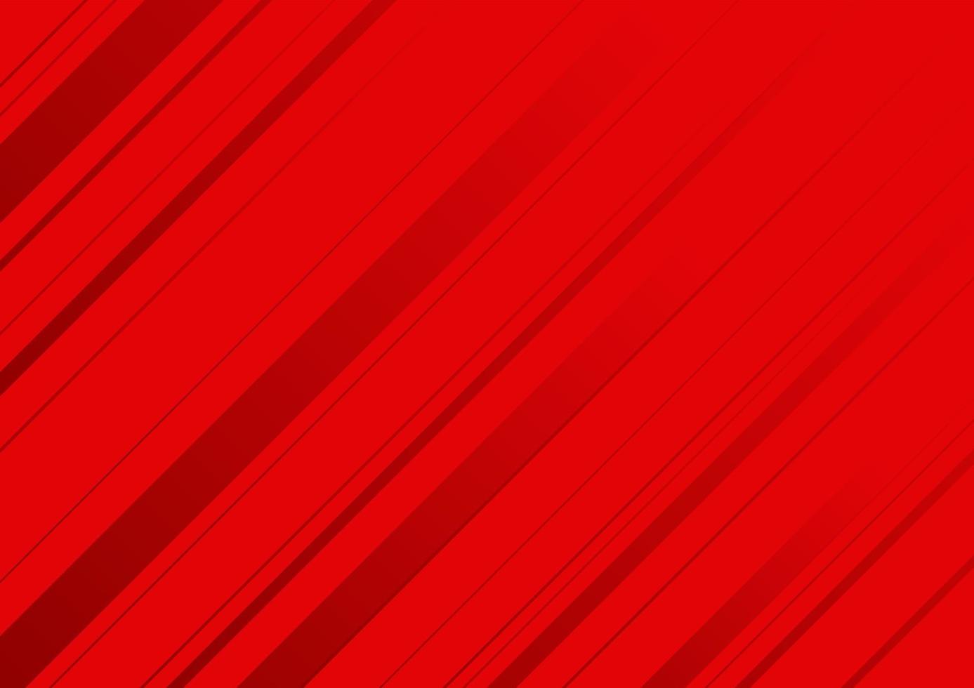 fondo rojo abstracto con rayas rojas. vector