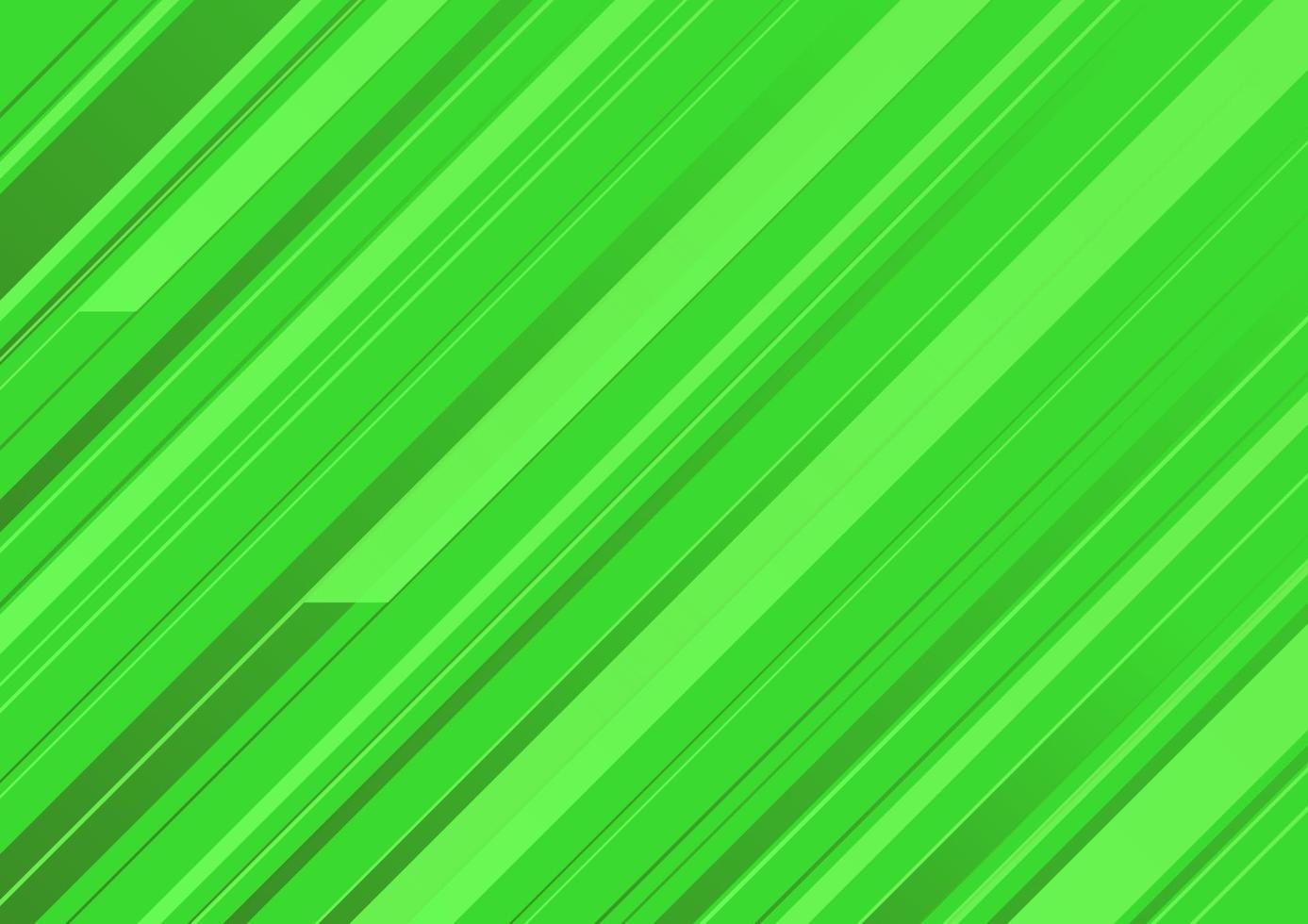Abstract green background with green stripes. vector