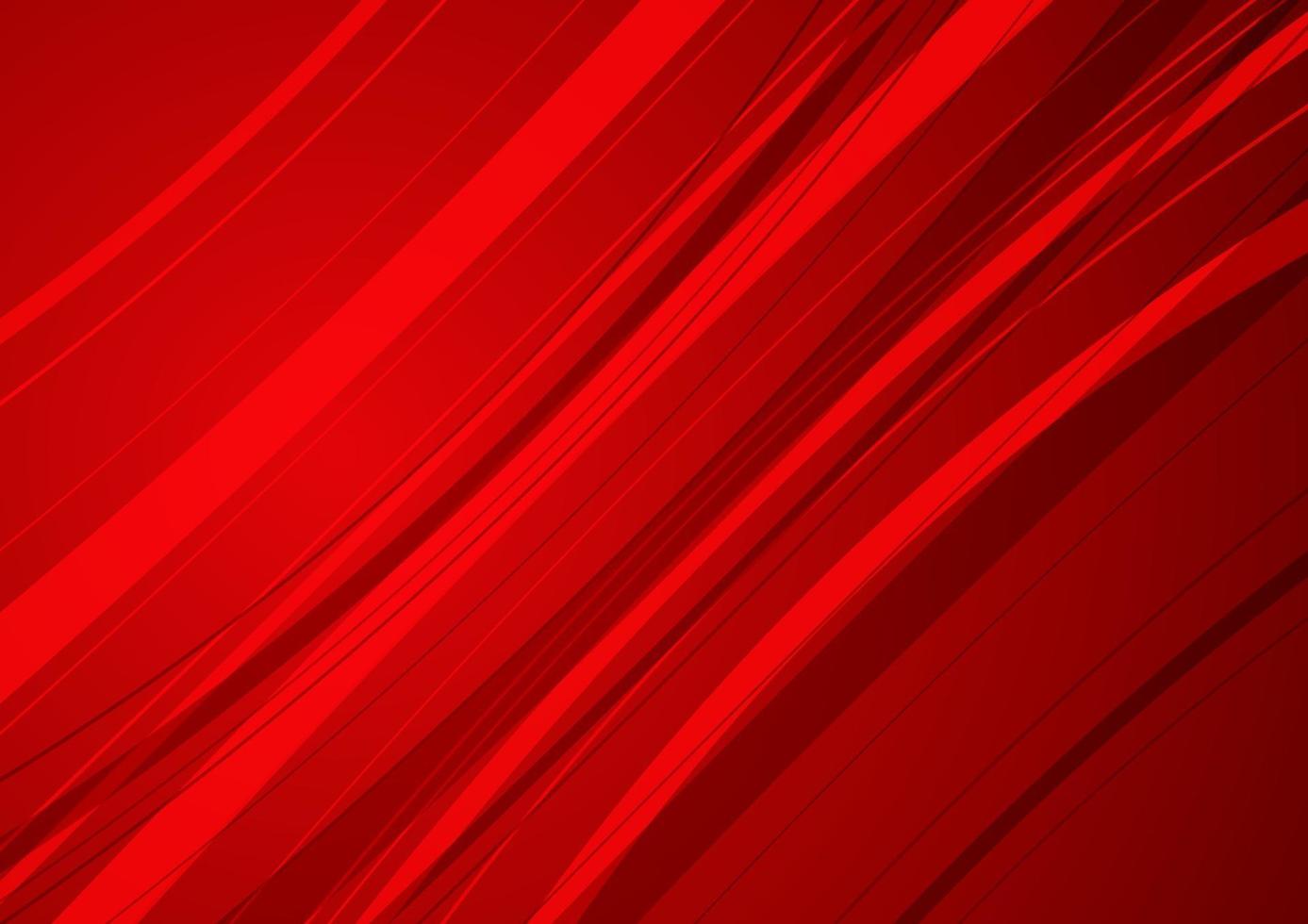 Abstract red background with red curve. vector