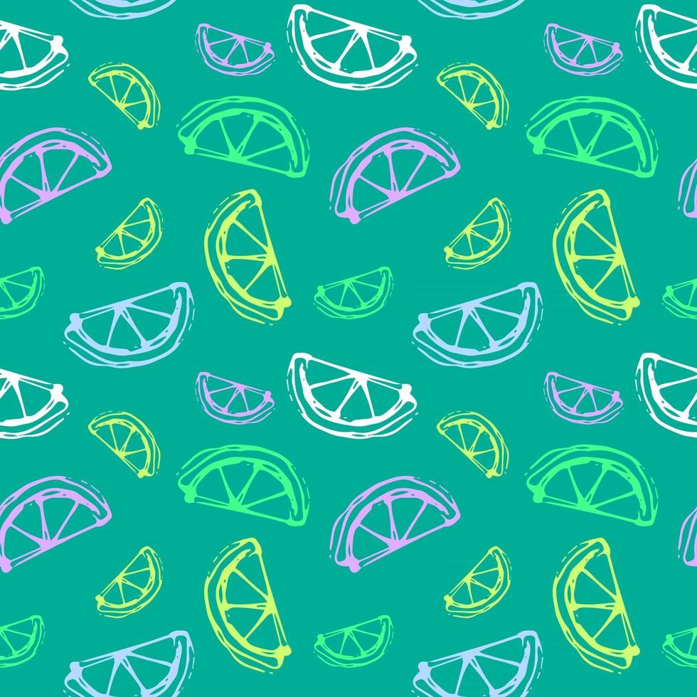 Lemon seamless illustration vector