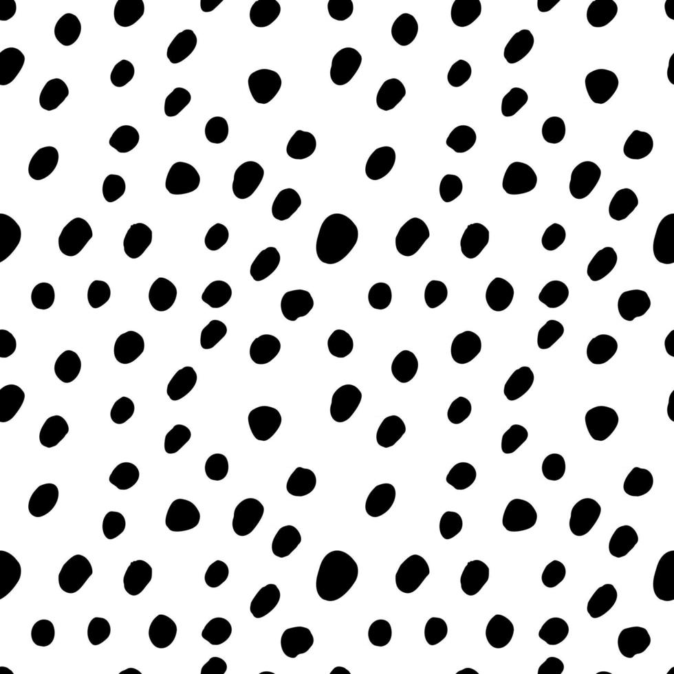 dots doodle seamless pattern vector