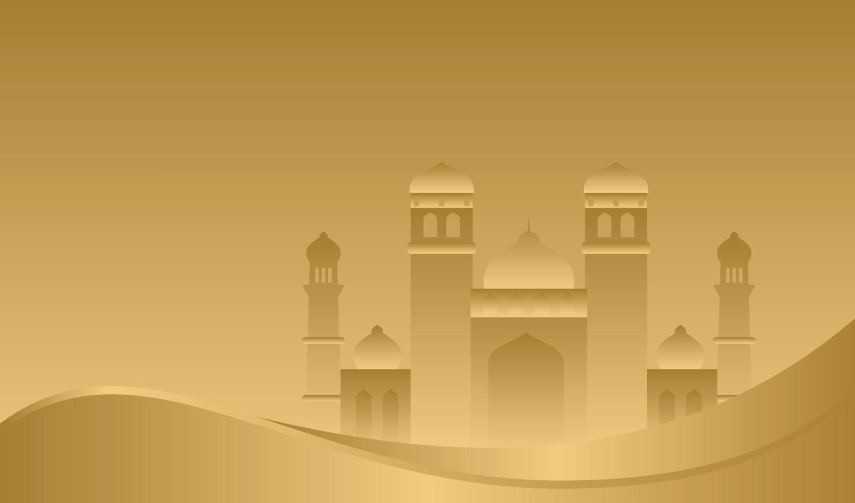 Islamic Background design for Ramadan Kareem and Eid Mubarak or Eid Al Adha vector