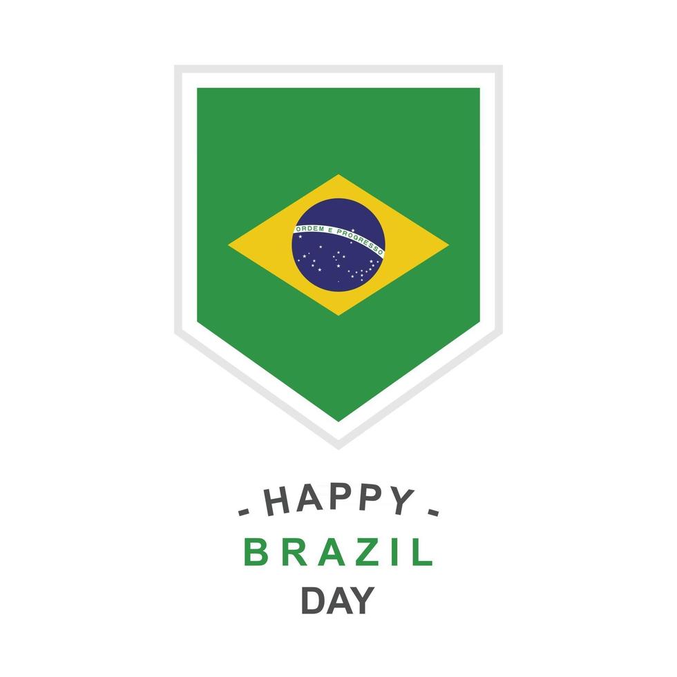 vector de diseño del día de brasil