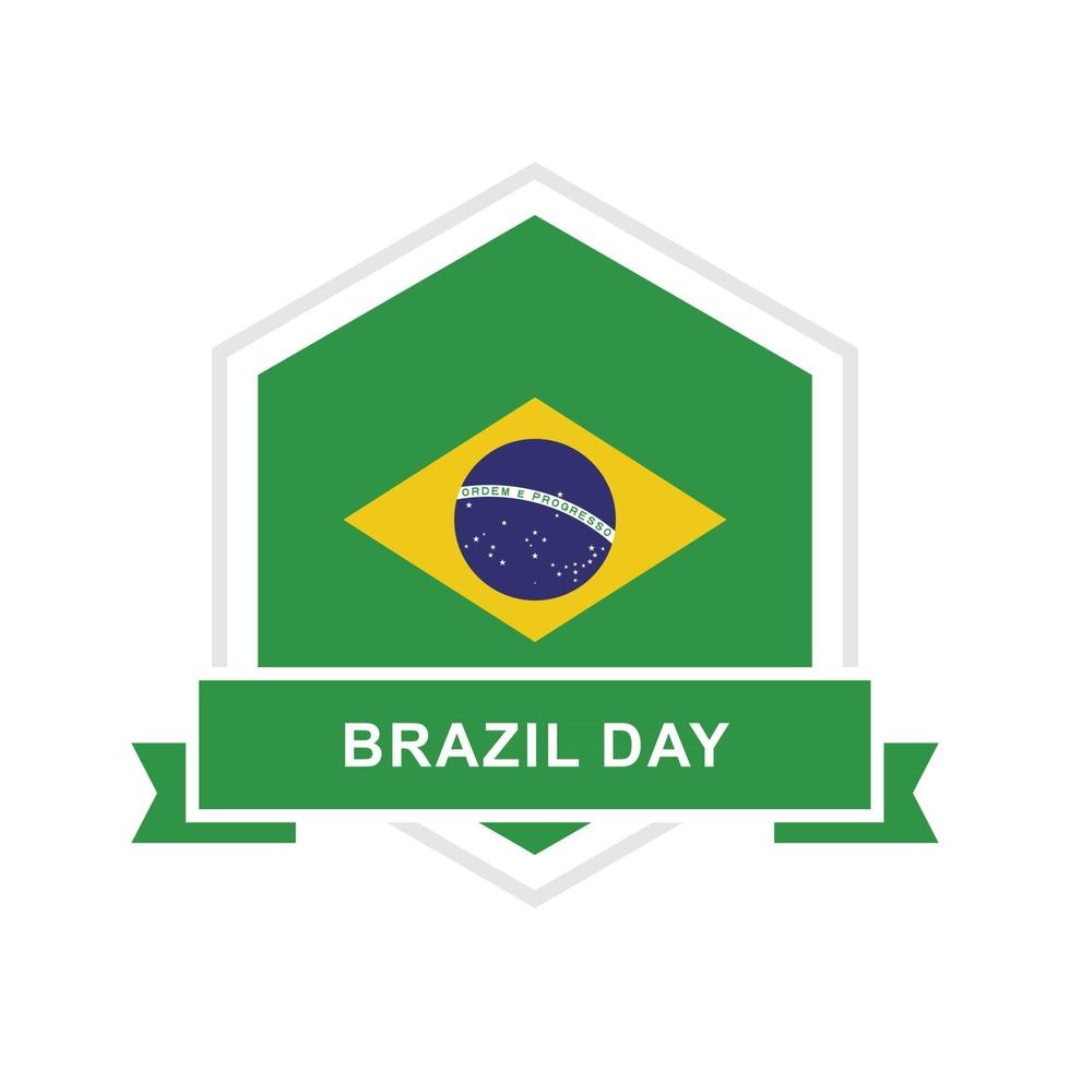 vector de diseño del día de brasil