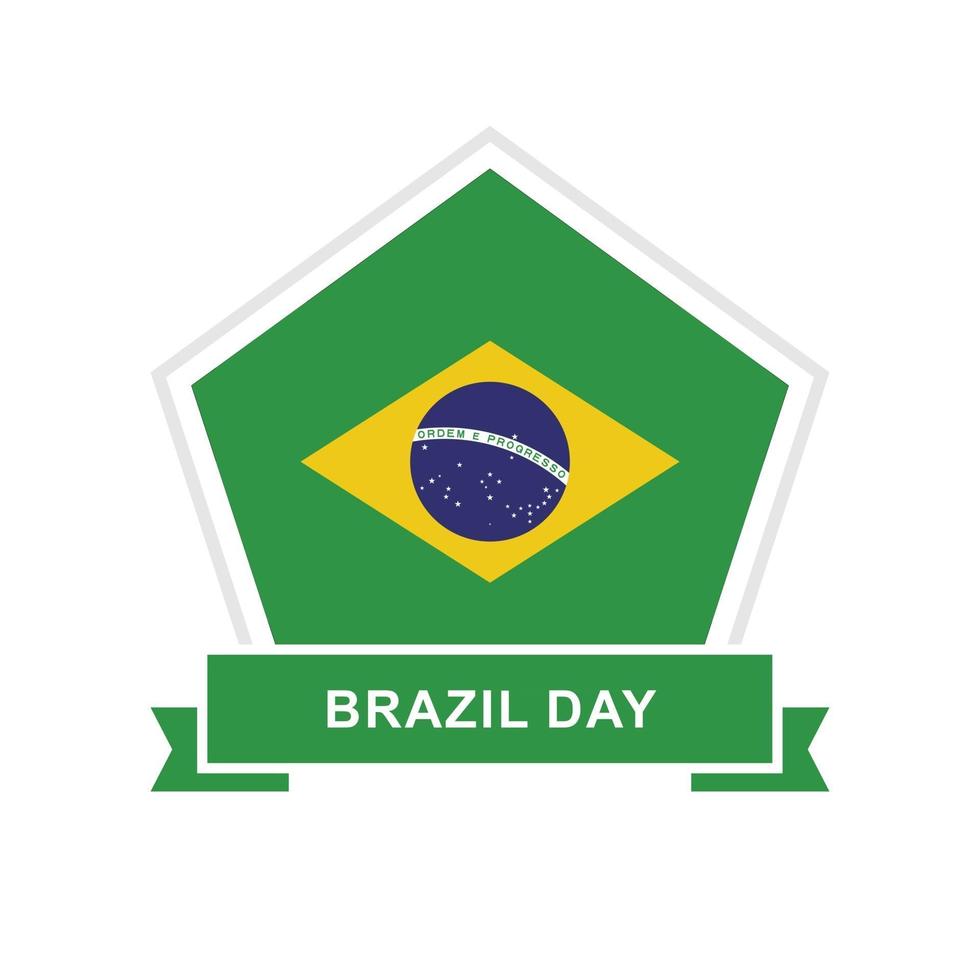 vector de diseño del día de brasil