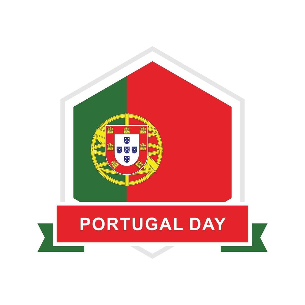 vector de diseño del día de portugal