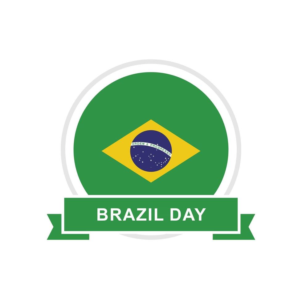 Brazil Day Design Vector