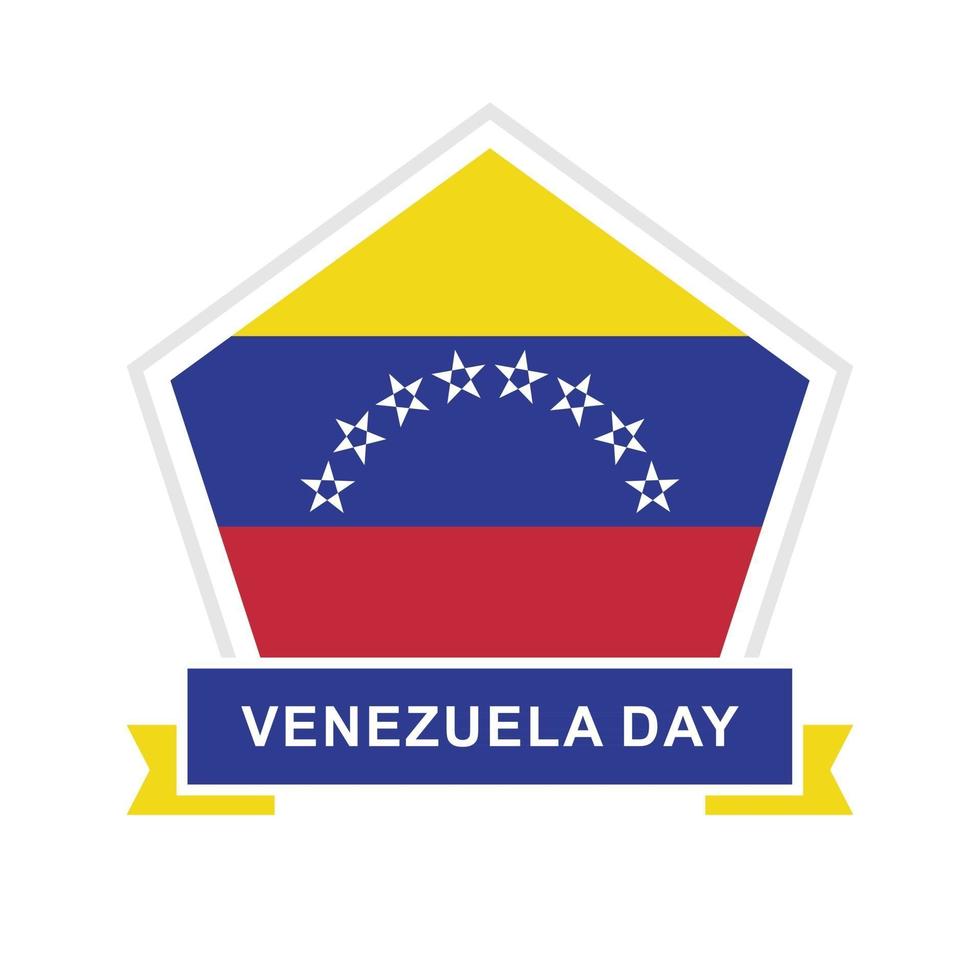 vector de diseño del día de venezuela