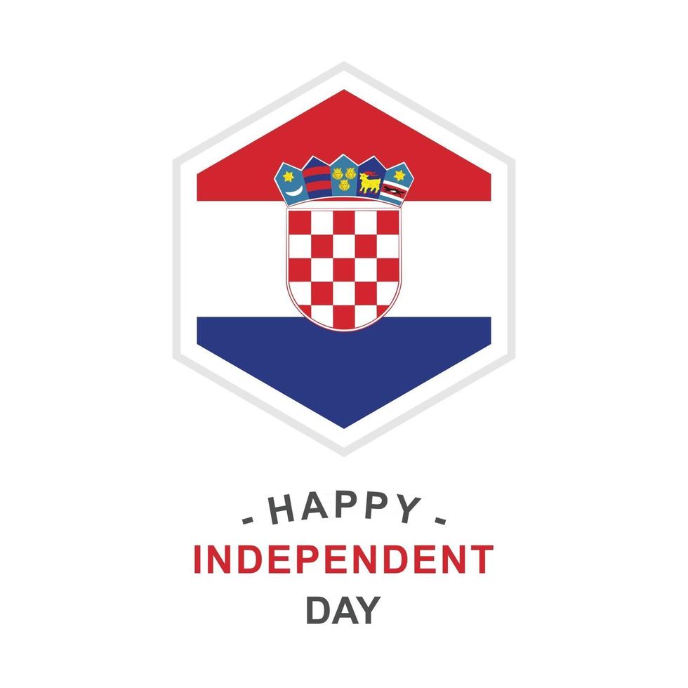 Croatia Day Design vector illustration