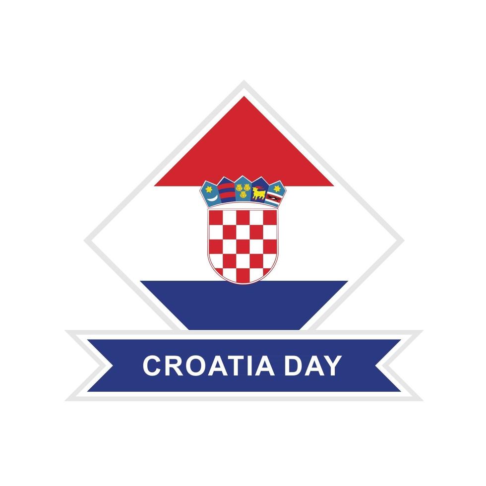 Croatia Day Design vector illustration