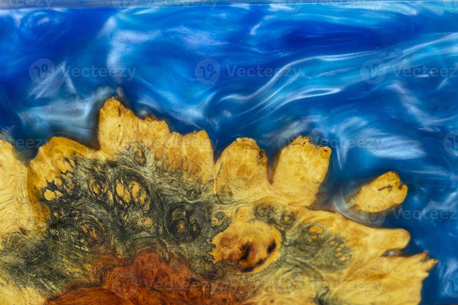 Casting epoxy resin Padauk burl wood background texture photo