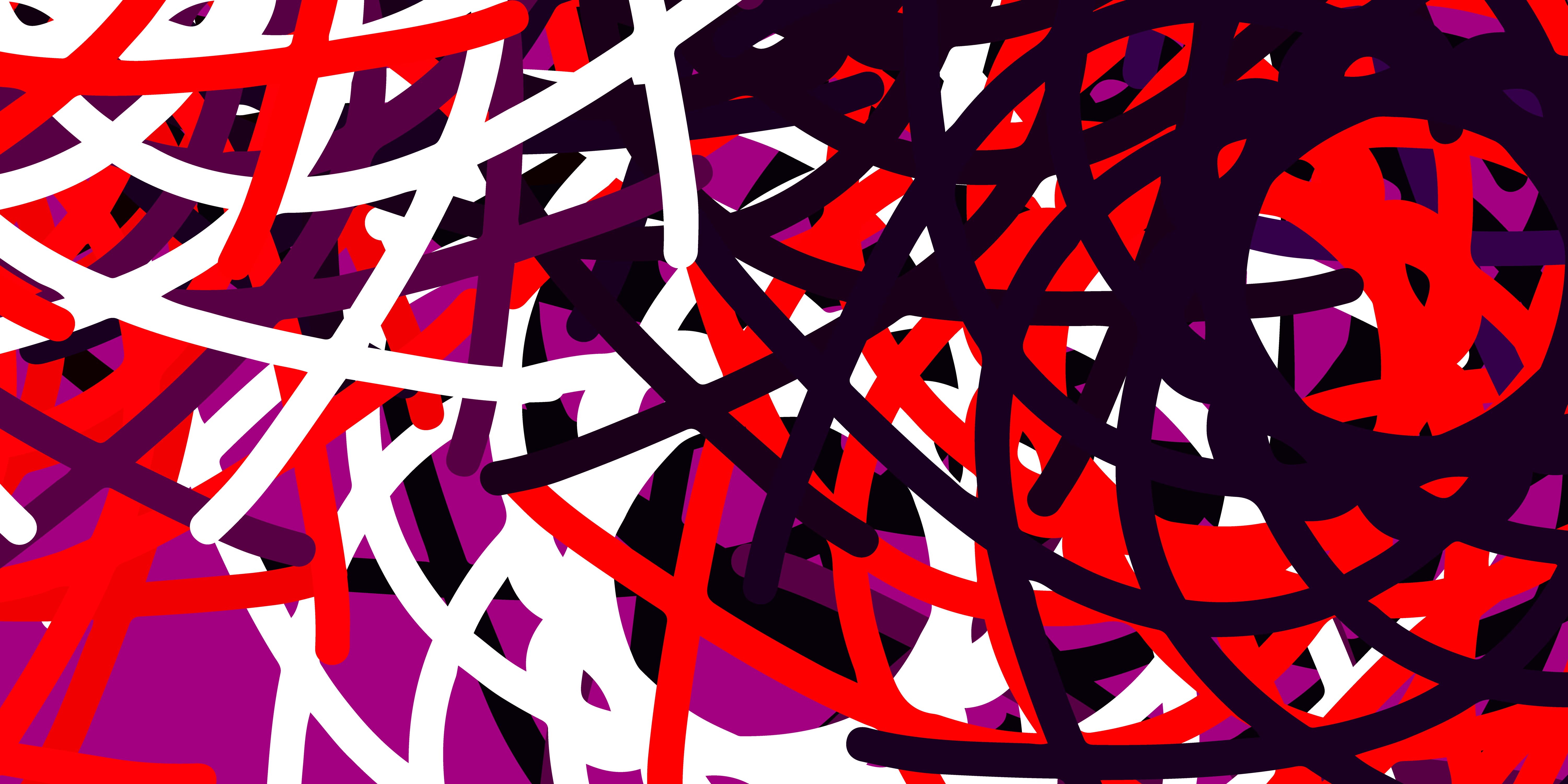 Light Purple, Pink vector template with abstract forms. 2899932 Vector