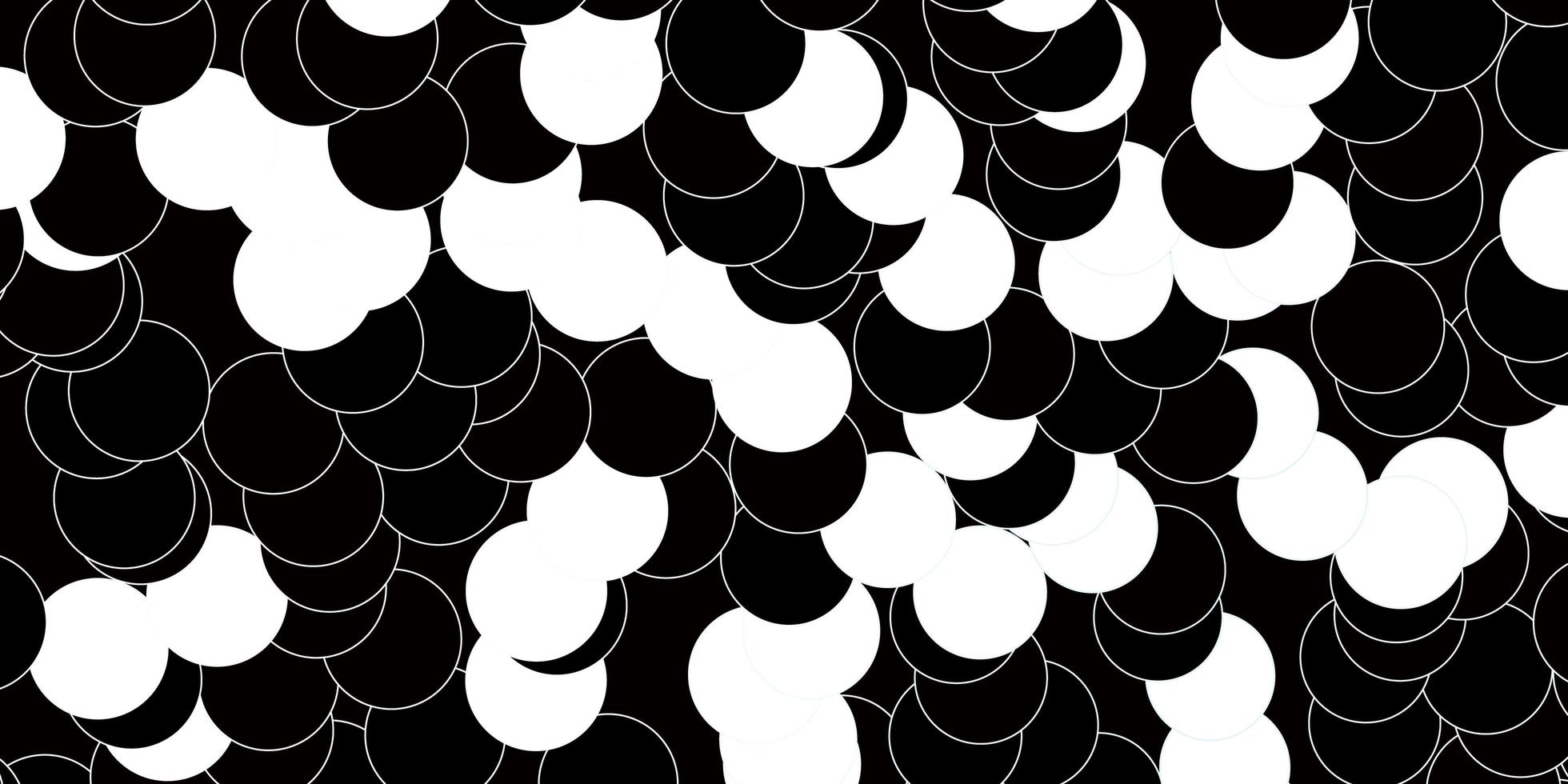 Dark BLUE vector background with bubbles.