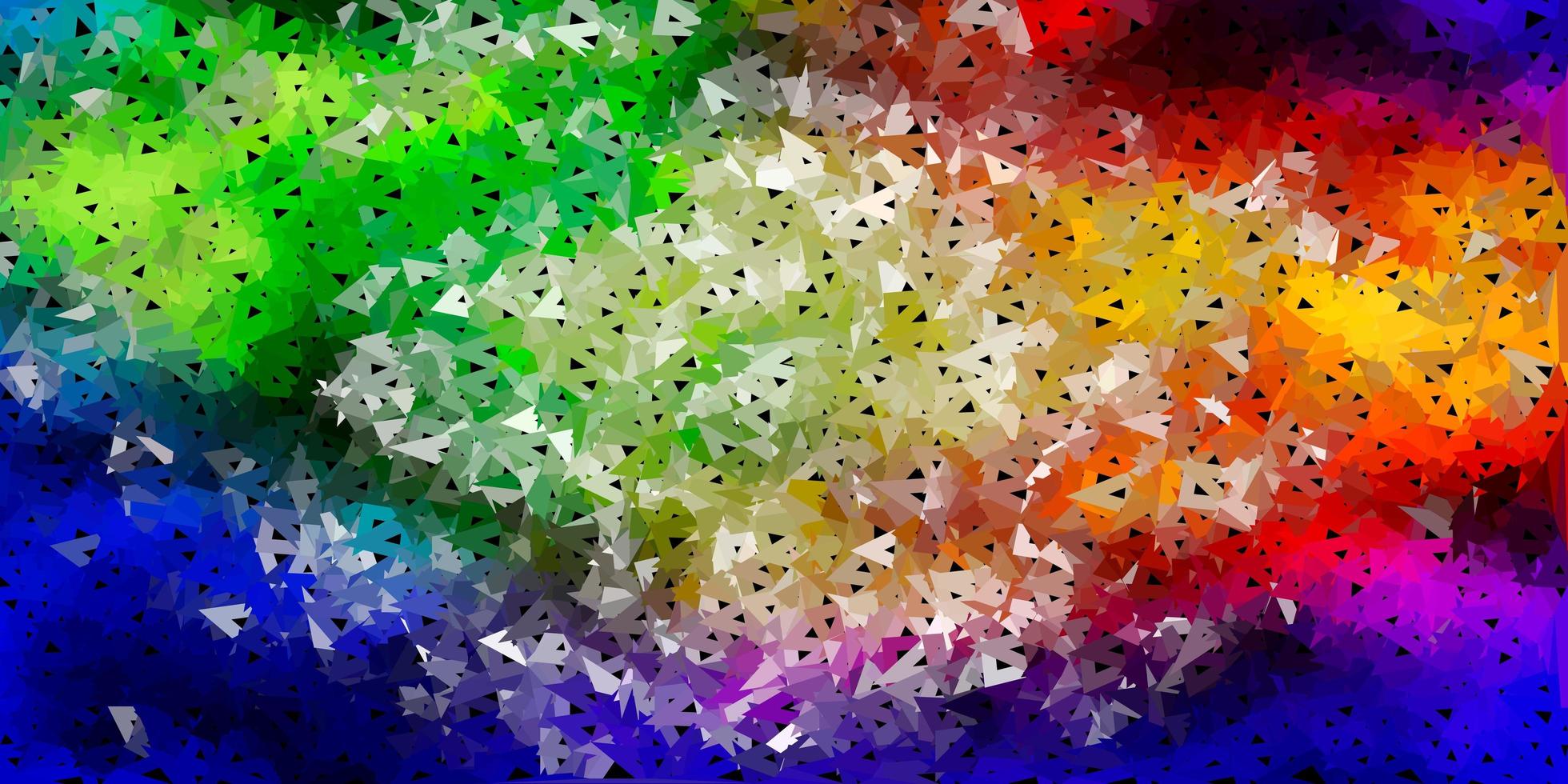 Light multicolor vector gradient polygon wallpaper.