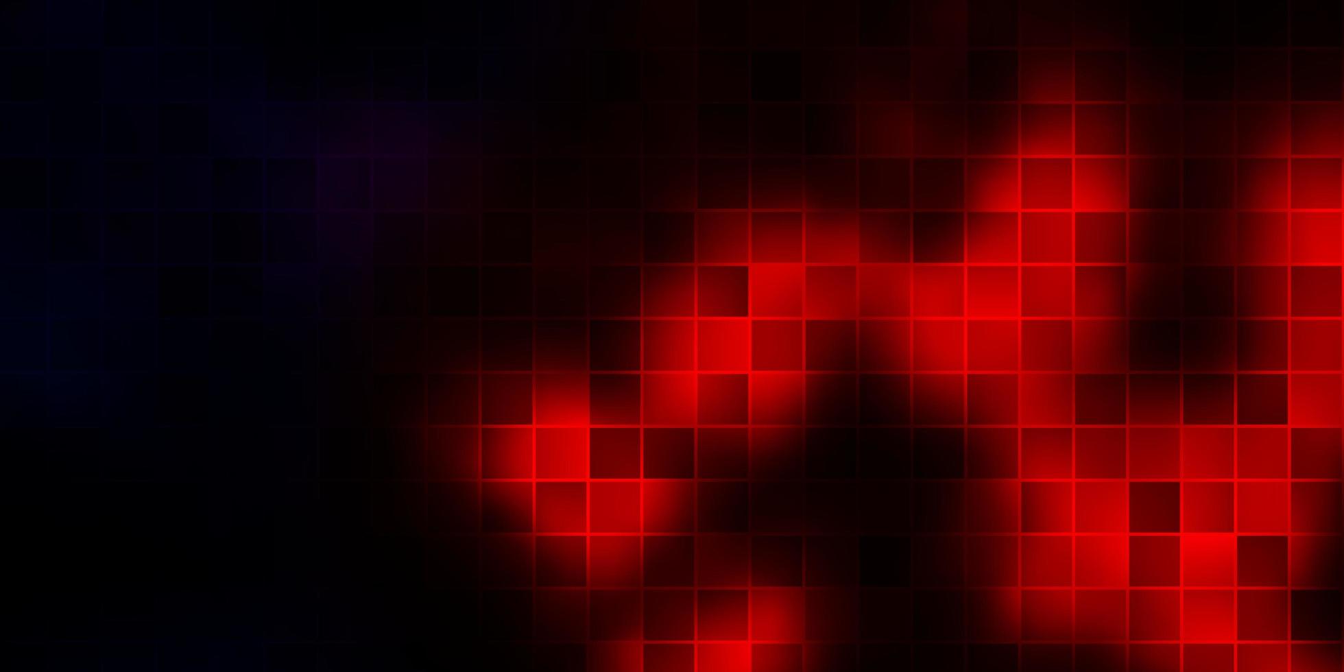 Dark Red vector pattern in square style.