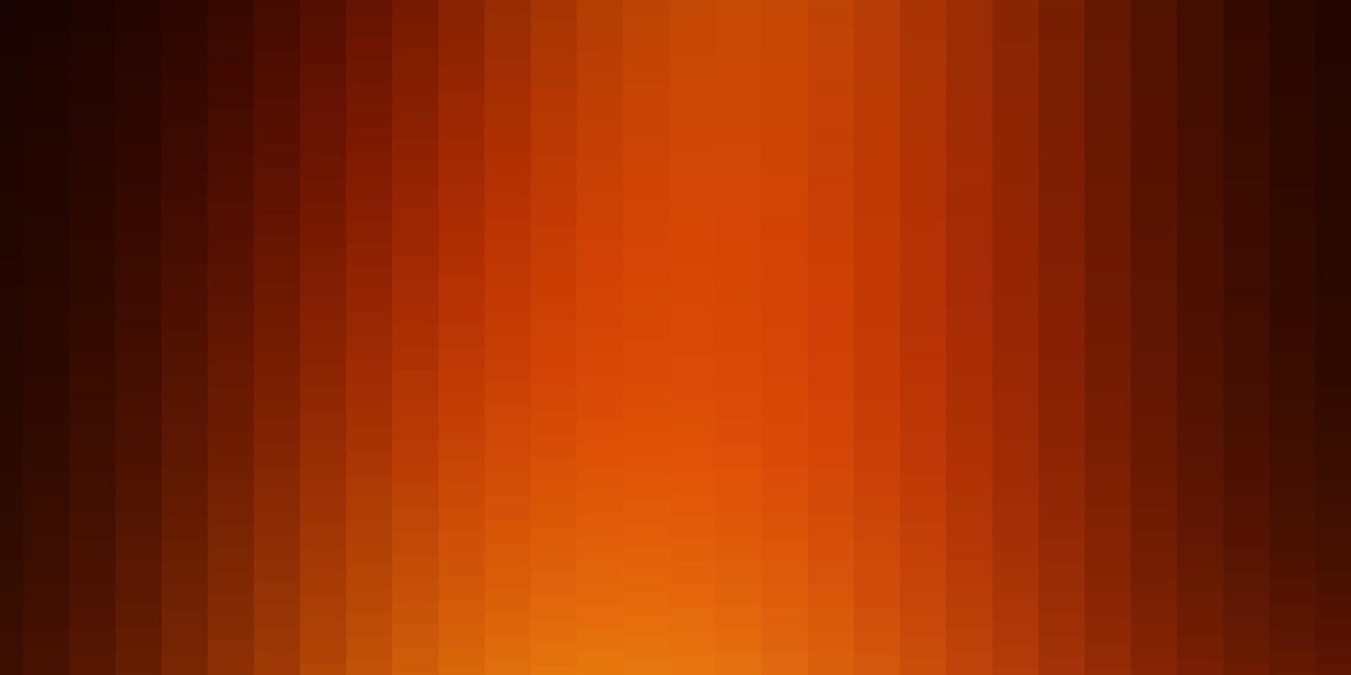 Dark Orange vector pattern in square style.