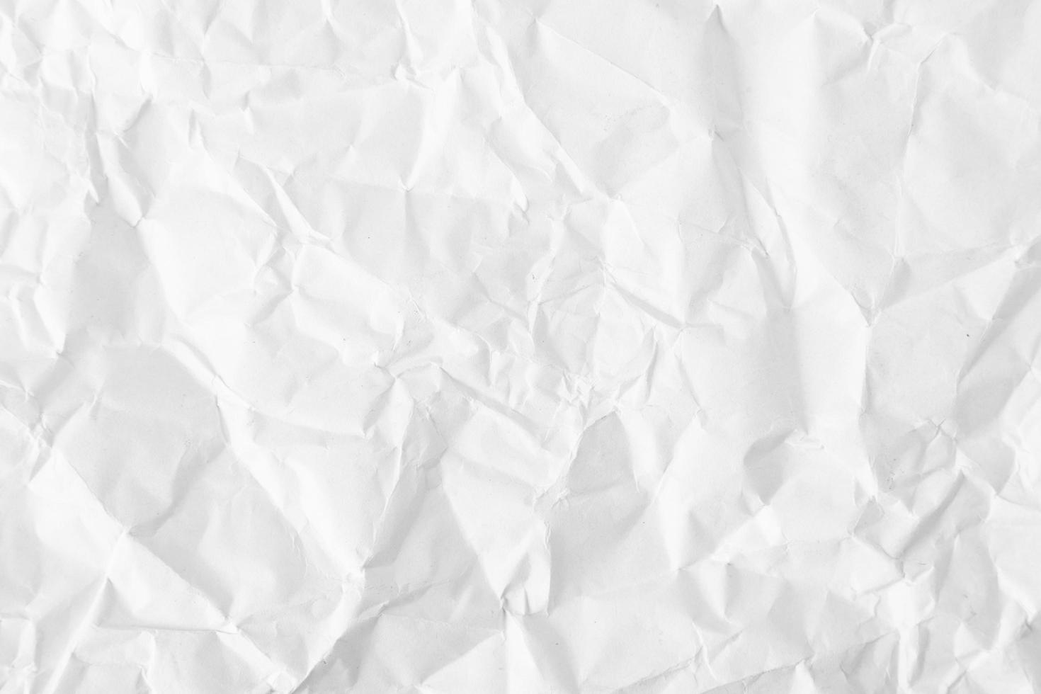 White paper crumpled texture background photo