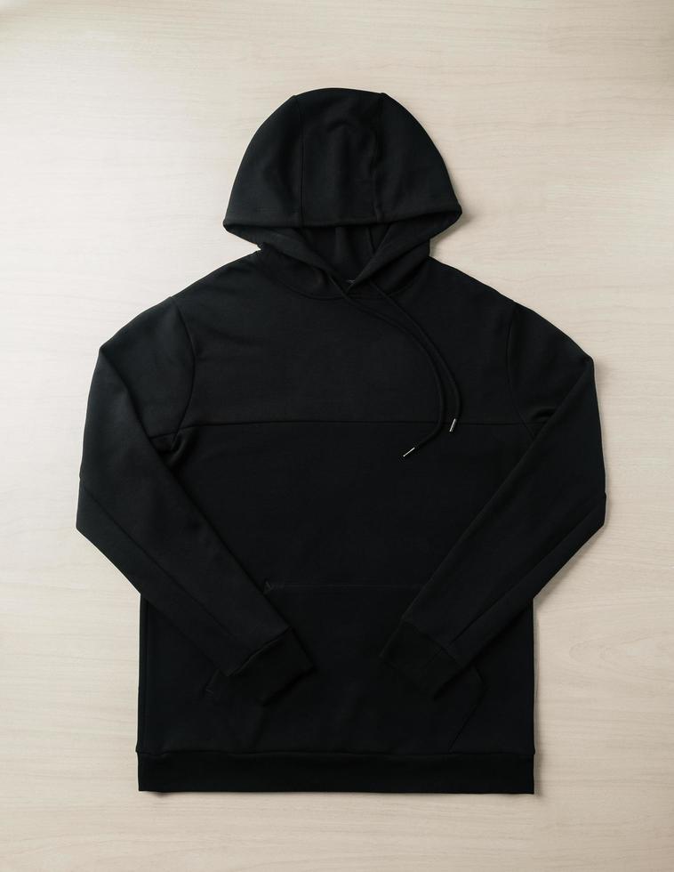 Black hoodie or sweatshirt mockup photo