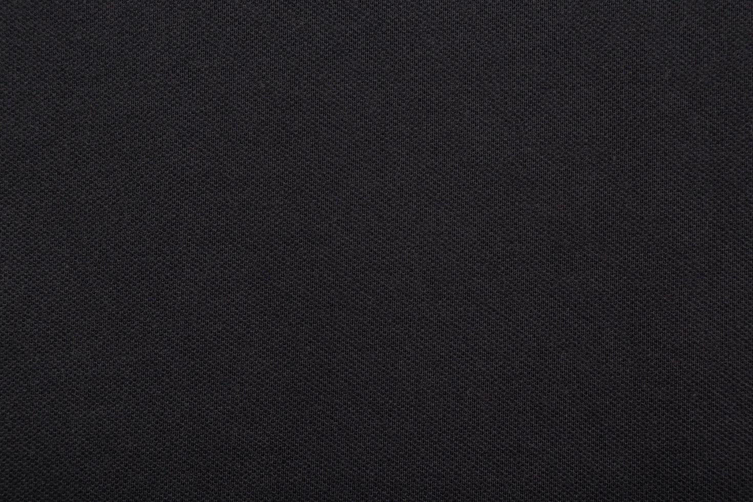 Black fabric texture background photo