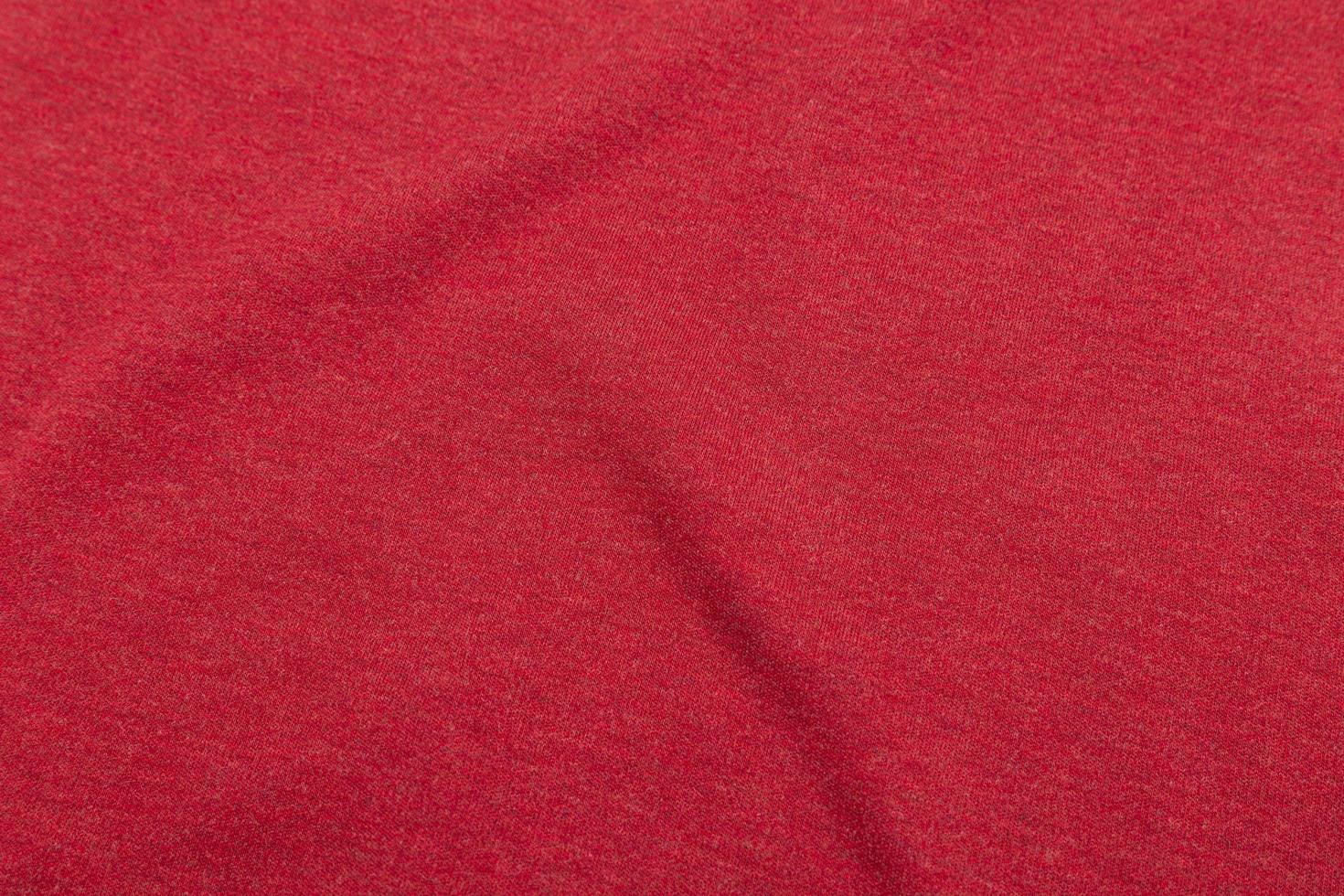 Red fabric texture background photo