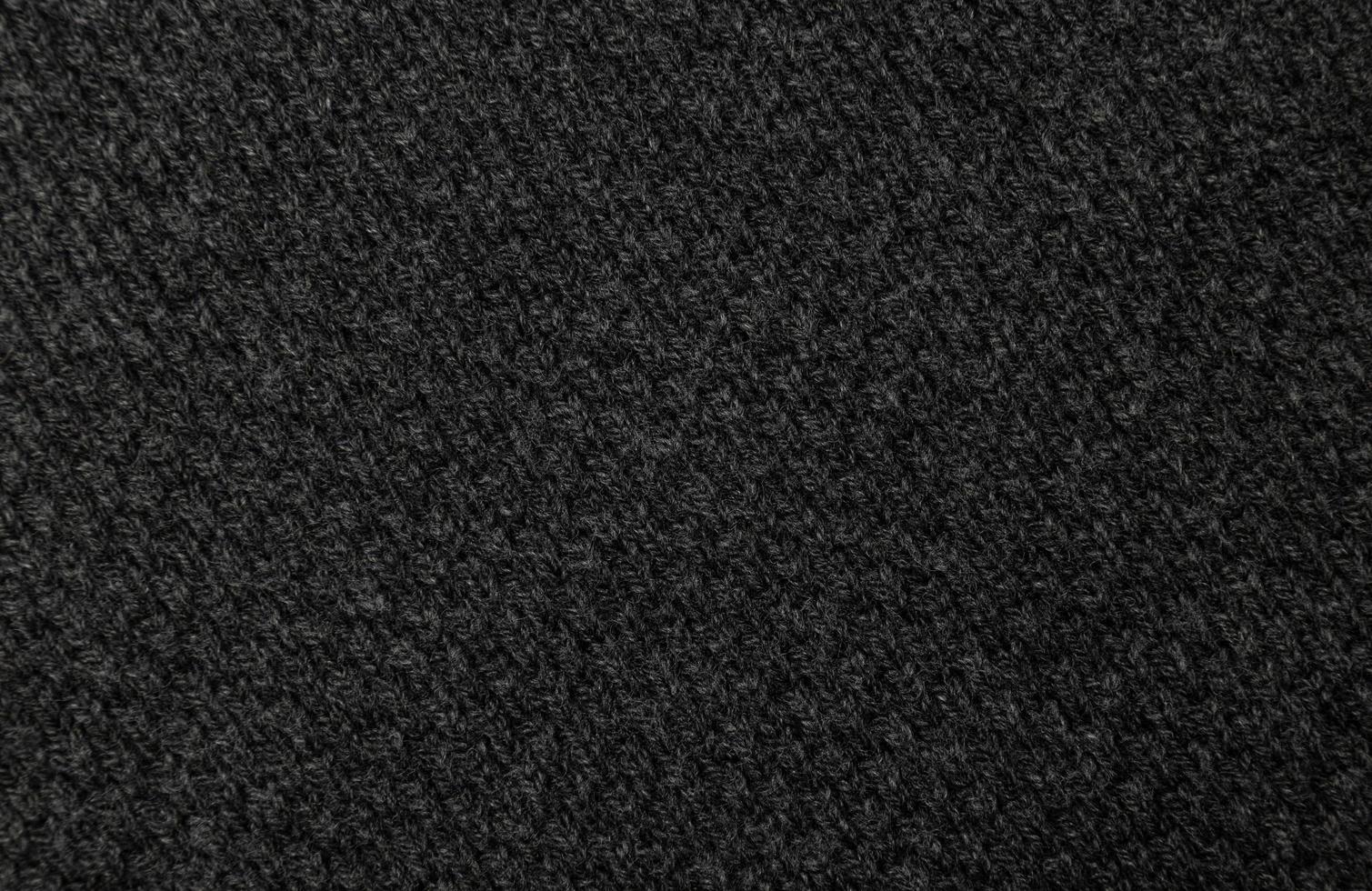 Black fabric texture background photo