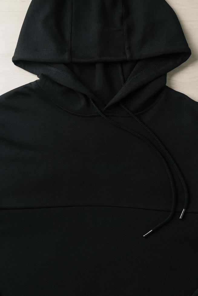 Black hoodie mockup photo
