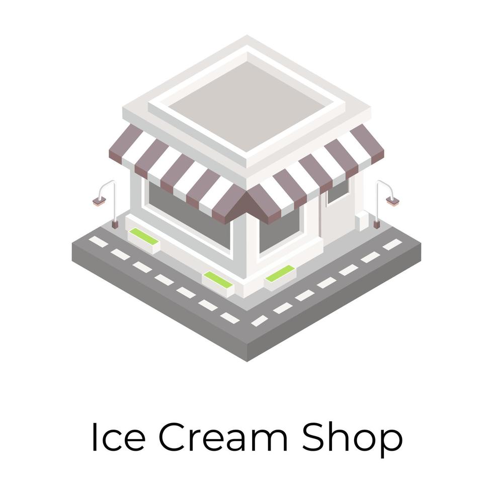 Ice Cream Shop vector