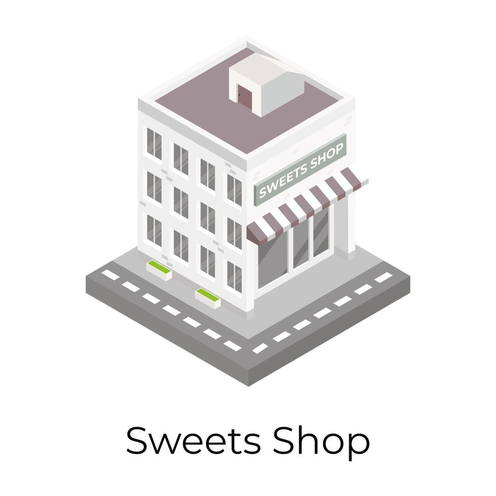 Sweets and Bakery Shop vector