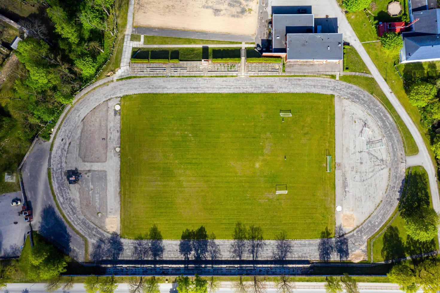 Dobele city sports stadium, Latvia photo