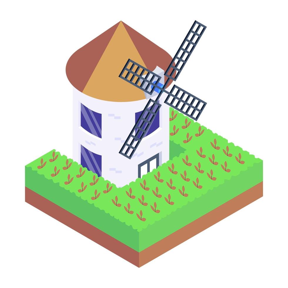 Silos Barn Granary vector